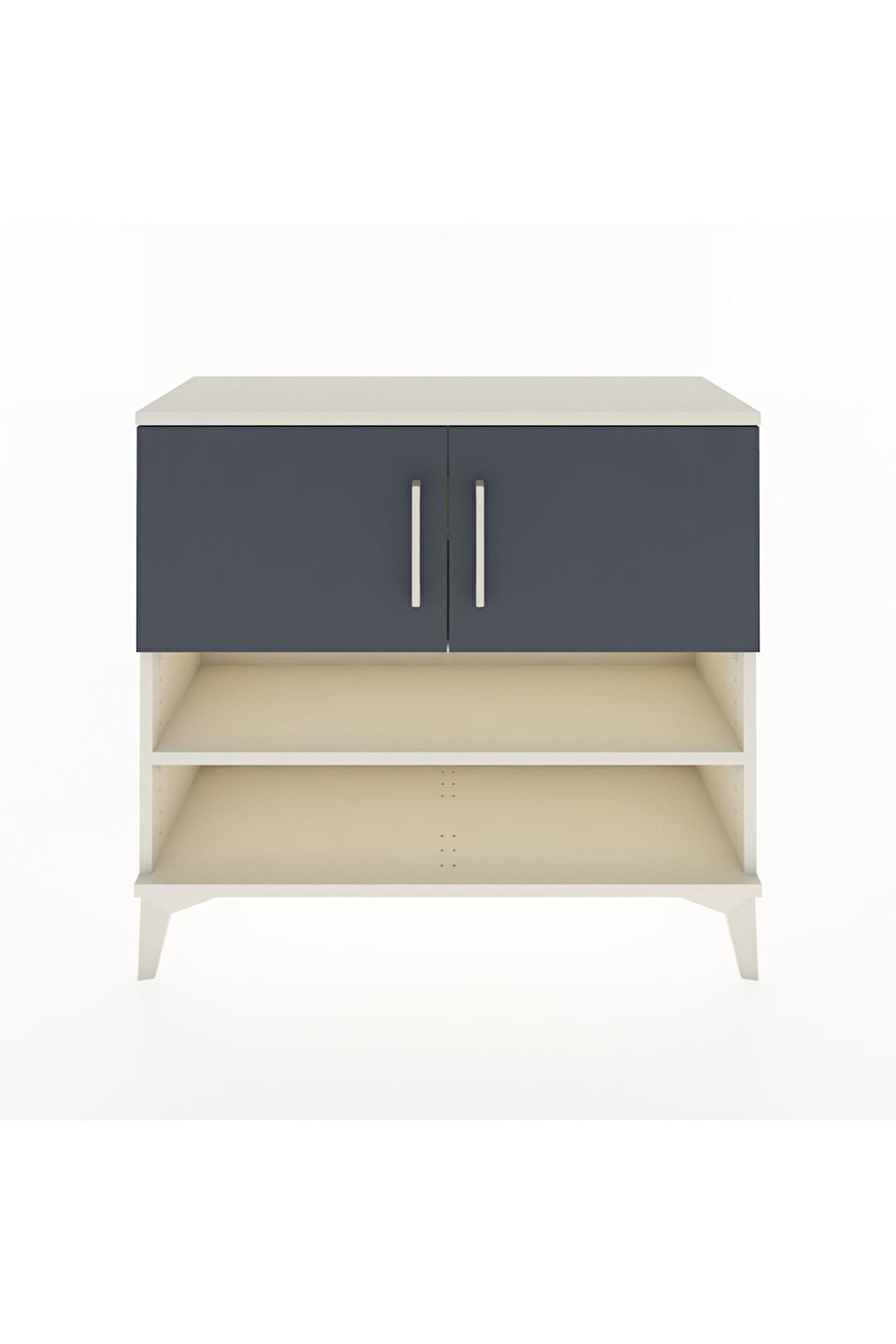 Arges Şifonyer 3 Raflı 2 Kapaklı 88x30x80 Aytaşı-Antrasit