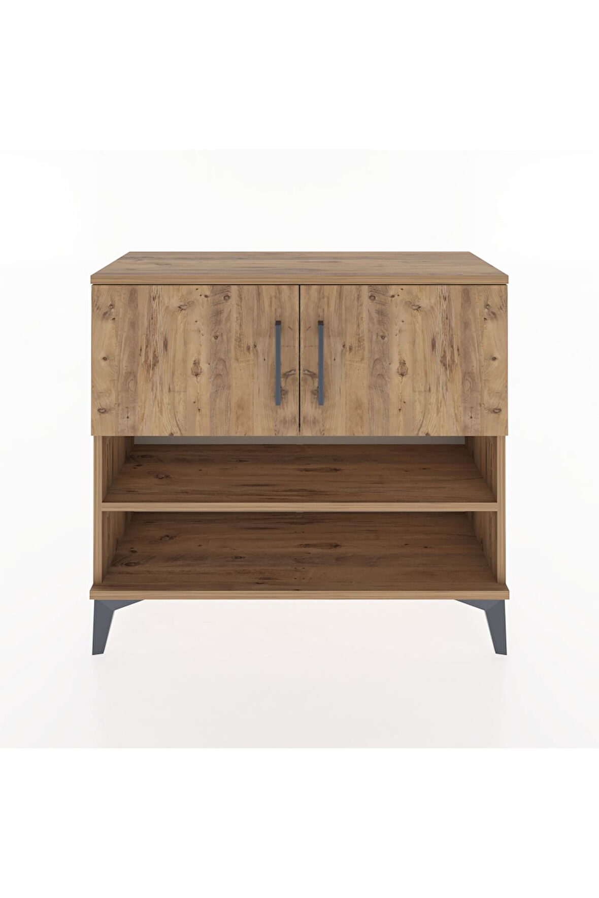 Arges Şifonyer 3 Raflı 2 Kapaklı 88x30x80 Çam-Çam