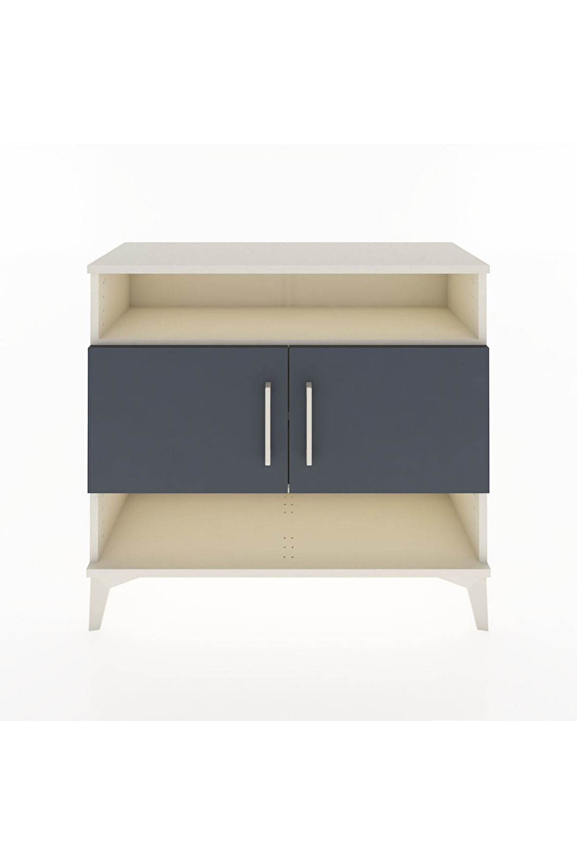 Arges Şifonyer 3 Raflı 2 Kapaklı 88x30x80 Aytaşı-Antrasit