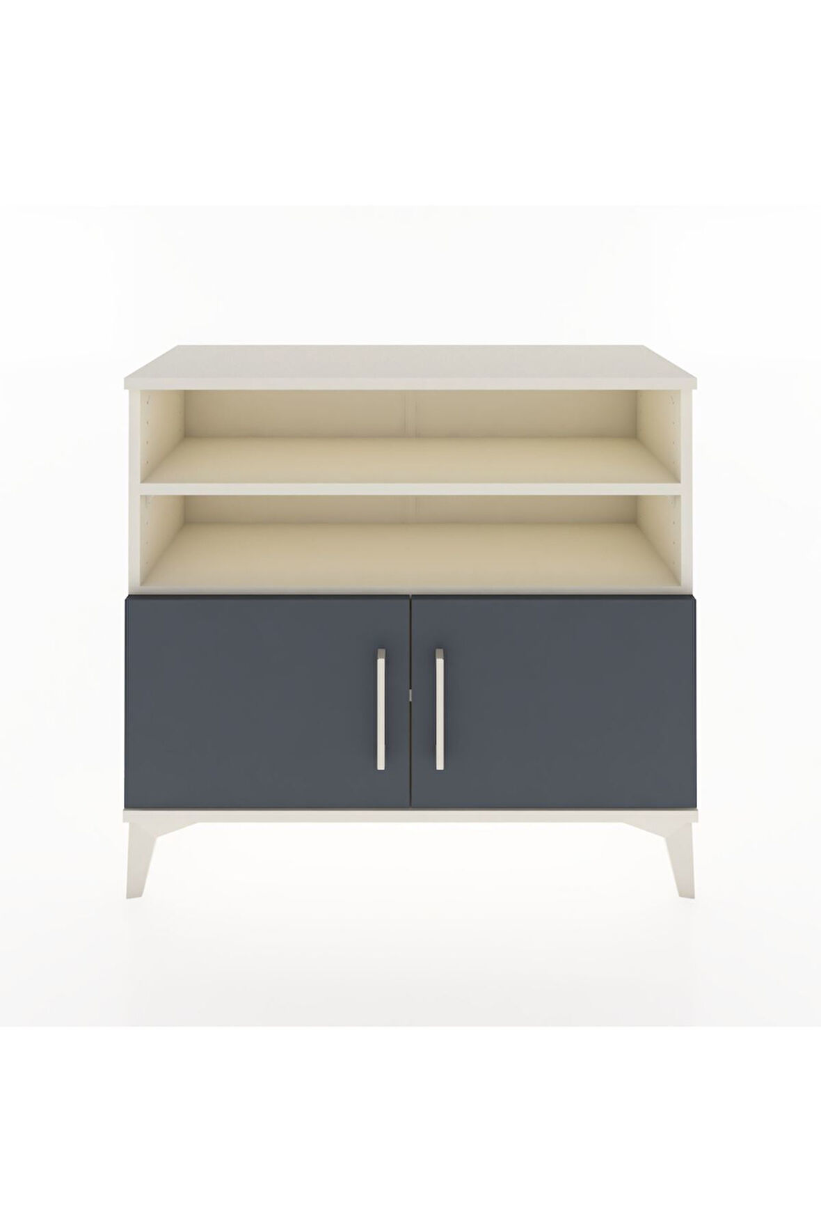 Arges Şifonyer 3 Raflı 2 Kapaklı 88x30x80 Aytaşı-Antrasit