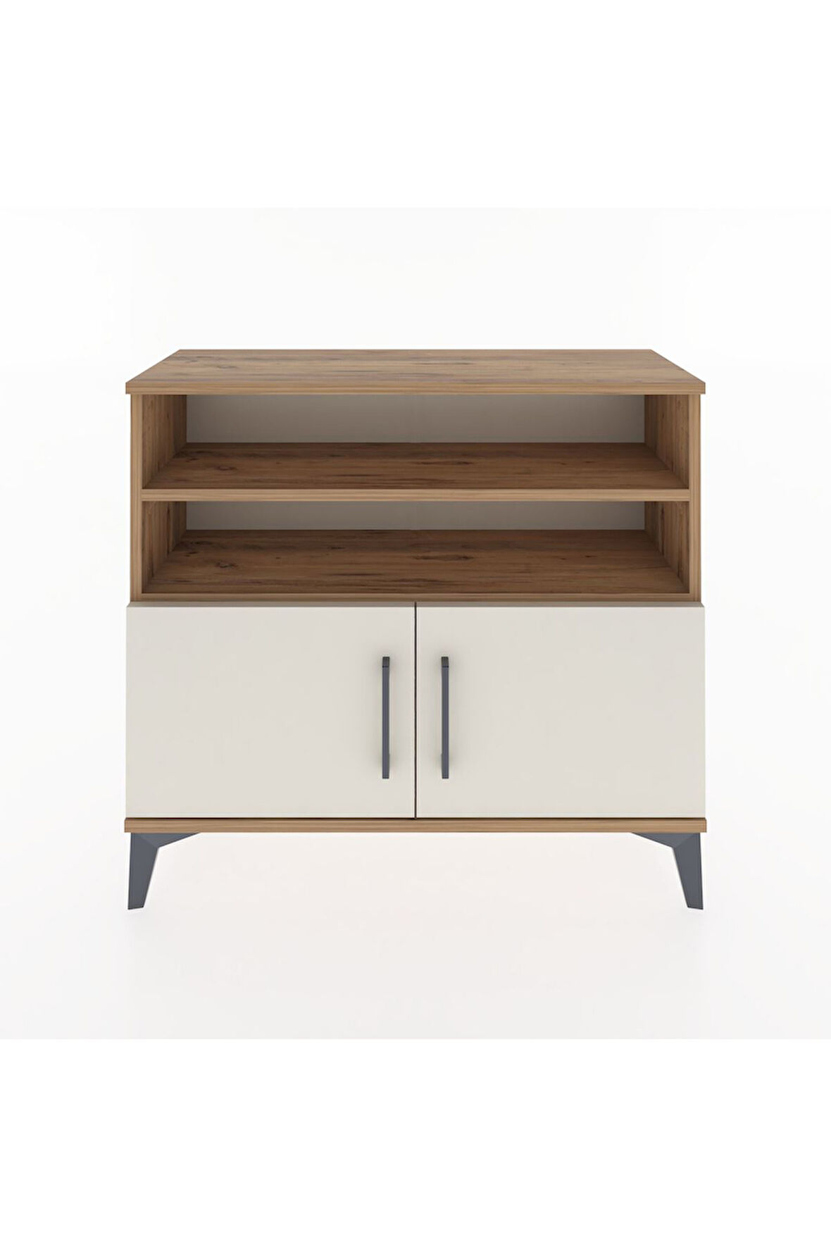 Arges Şifonyer 3 Raflı 2 Kapaklı 88x30x80 Çam-Aytaşı