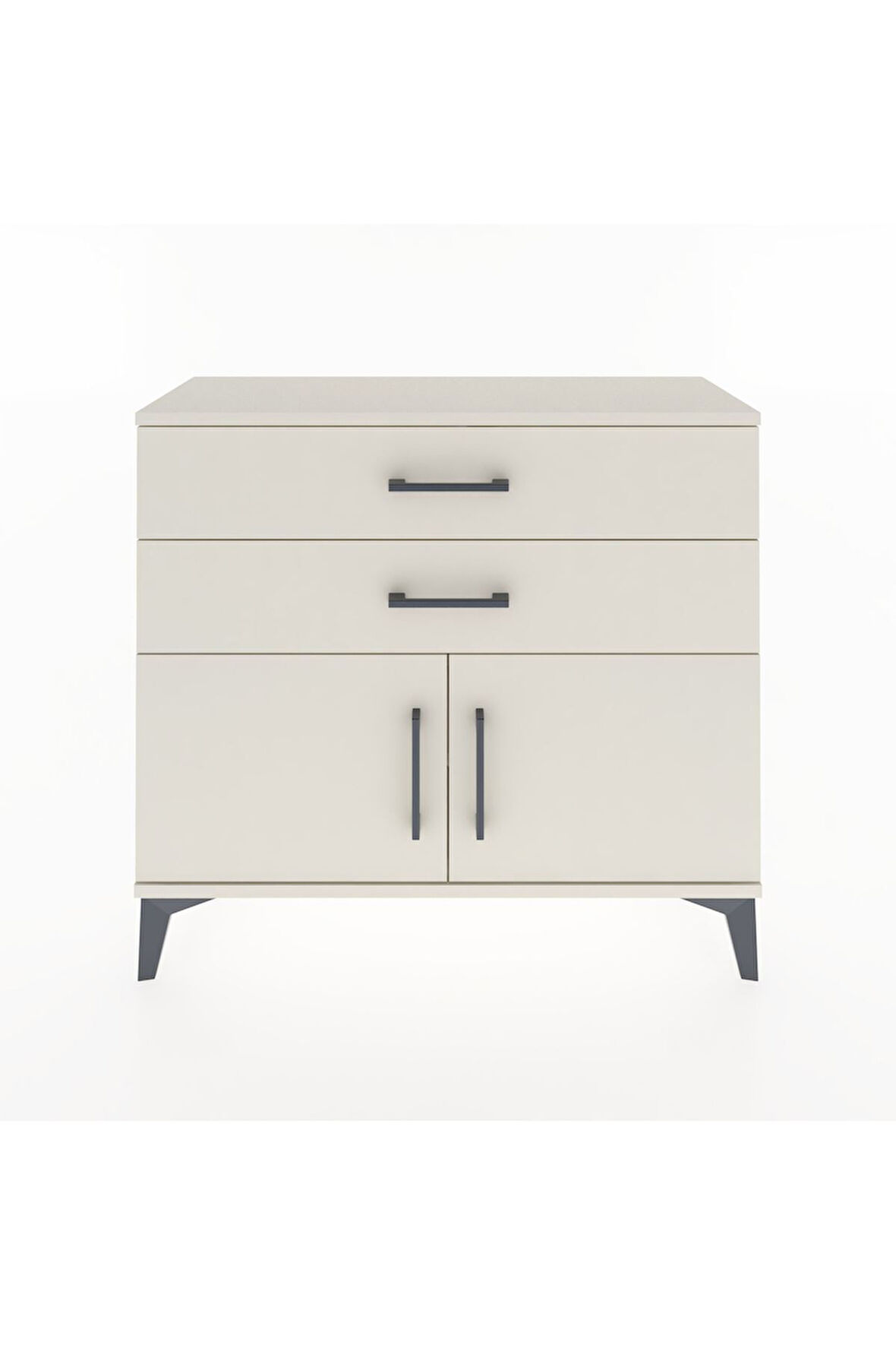 Arges Şifonyer Tek Raflı 2 Çekmeceli 2 Kapaklı 88x30x80 Aytaşı-Aytaşı