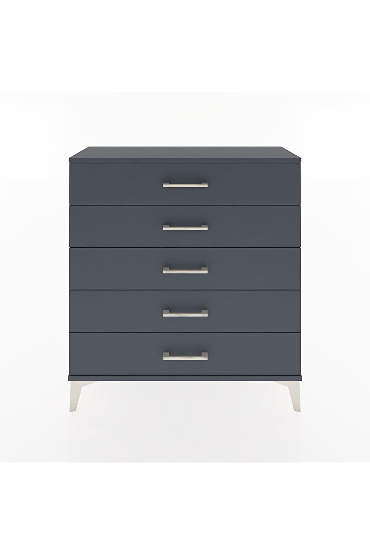 Arges Şifonyer 5 Çekmeceli 88x30x96 Antrasit-Antrasit