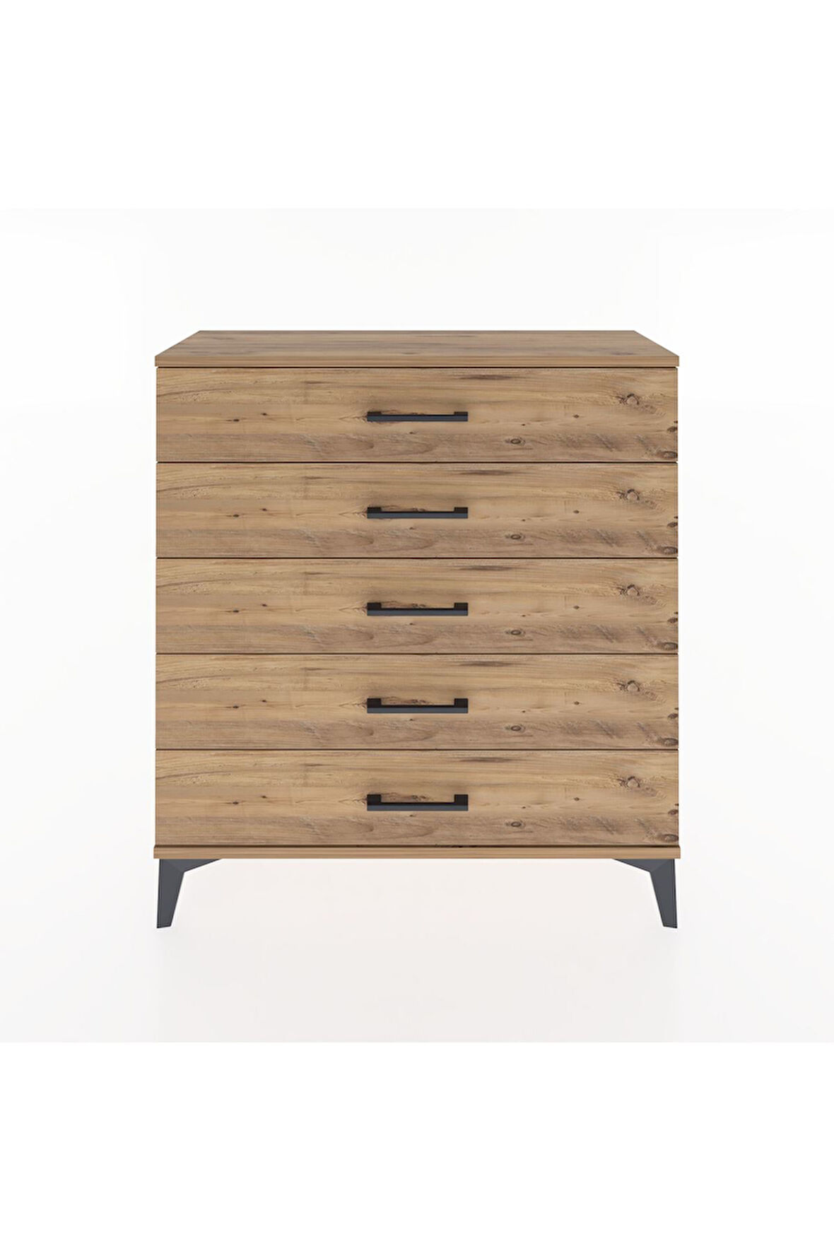 Arges Şifonyer 5 Çekmeceli 88x30x96 Çam-Çam