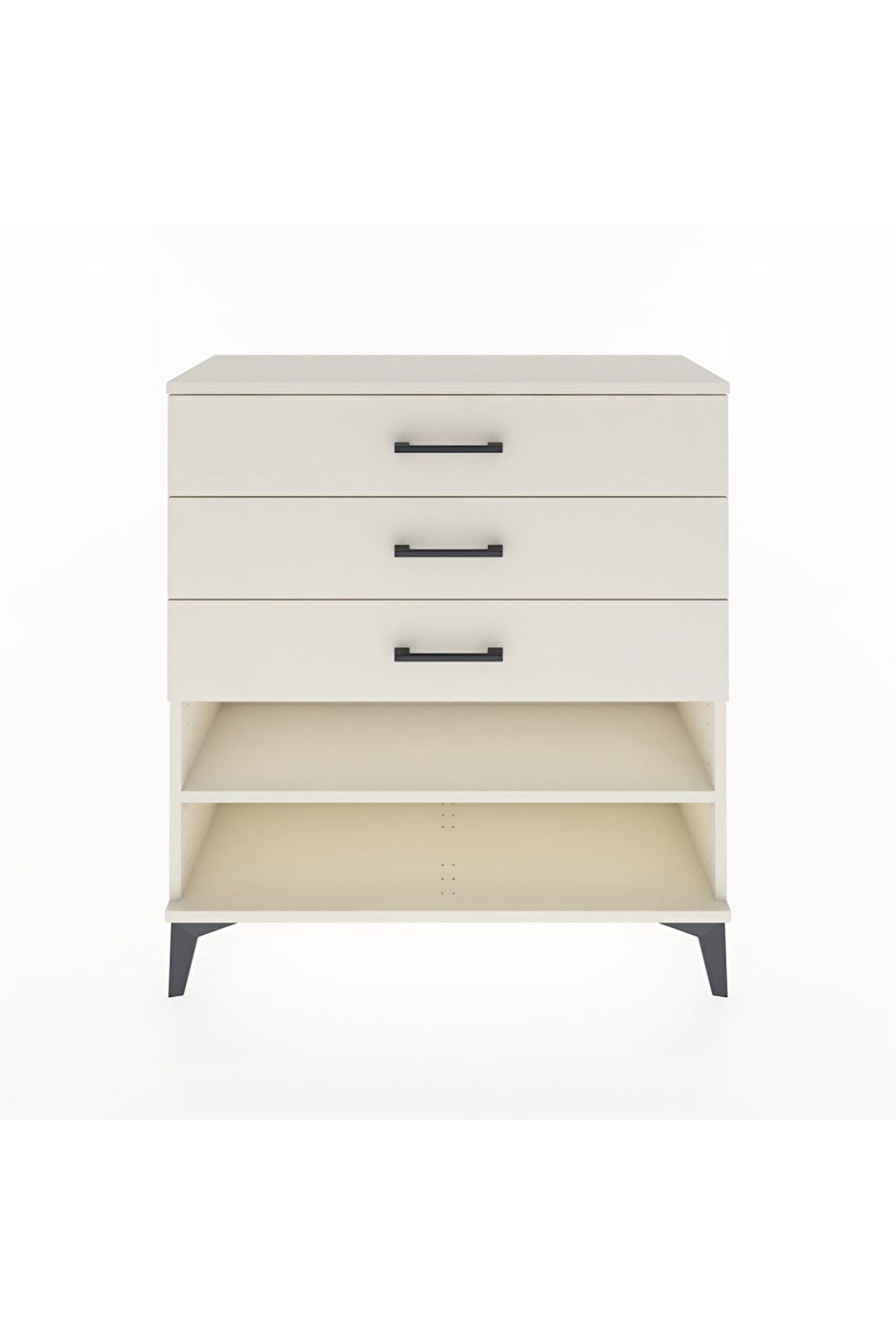 Arges Şifonyer Tek Raflı 3 Çekmeceli 88x30x96 Aytaşı-Aytaşı