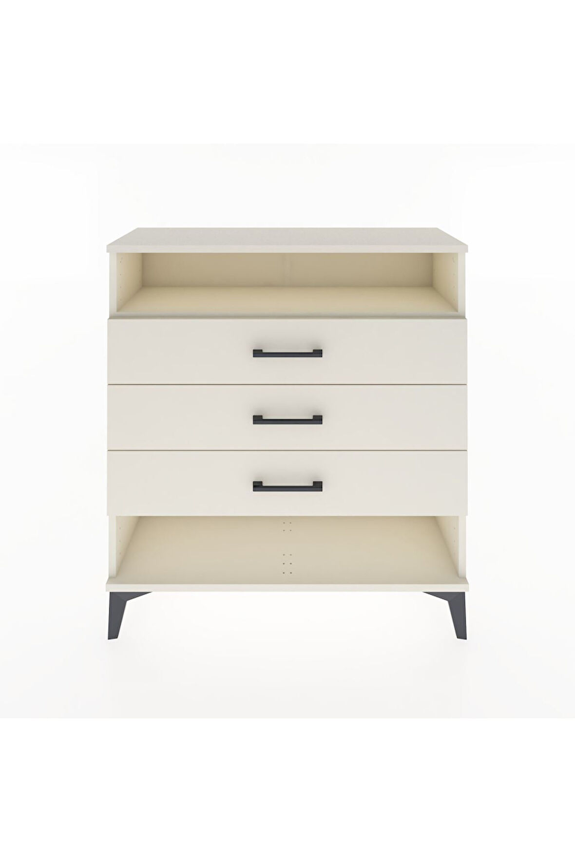 Arges Şifonyer Tek Raflı 3 Çekmeceli 88x30x96 Aytaşı-Aytaşı