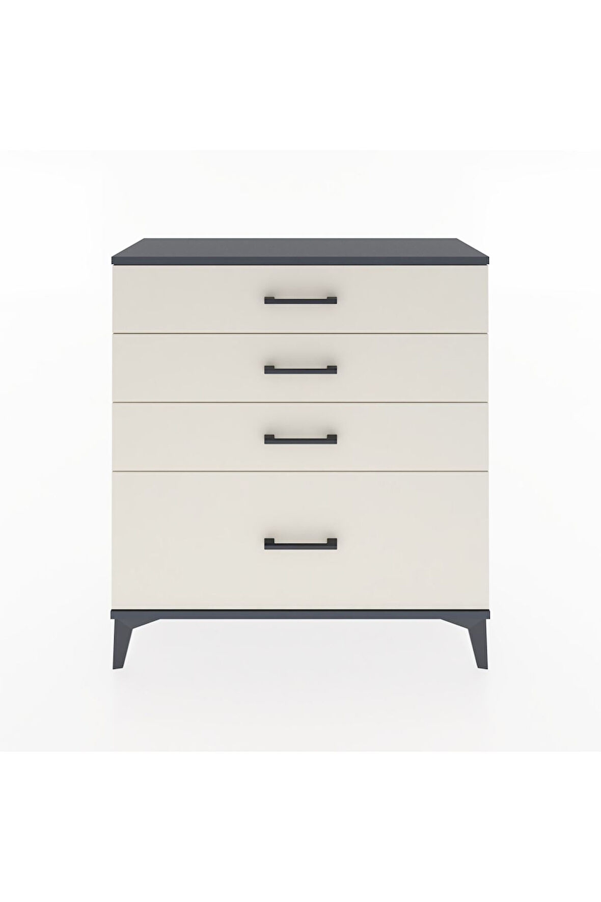 Arges Şifonyer 4 Çekmeceli 88x30x96 Antrasit-Aytaşı