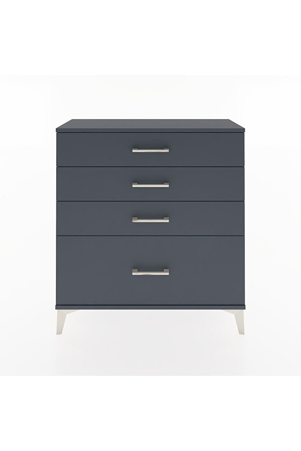 Arges Şifonyer 4 Çekmeceli 88x30x96 Antrasit-Antrasit