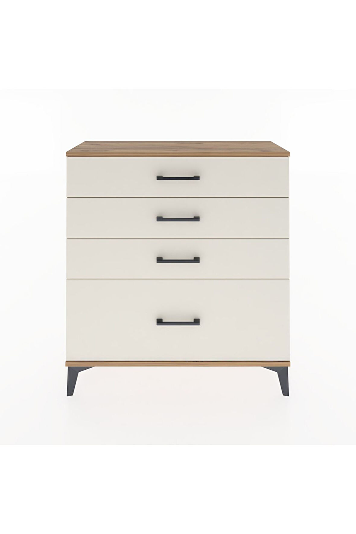 Arges Şifonyer 4 Çekmeceli 88x30x96 Çam-Aytaşı