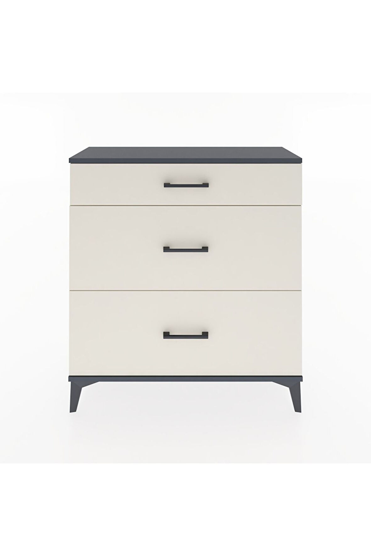 Arges Şifonyer 3 Çekmeceli 88x30x96 Antrasit-Aytaşı