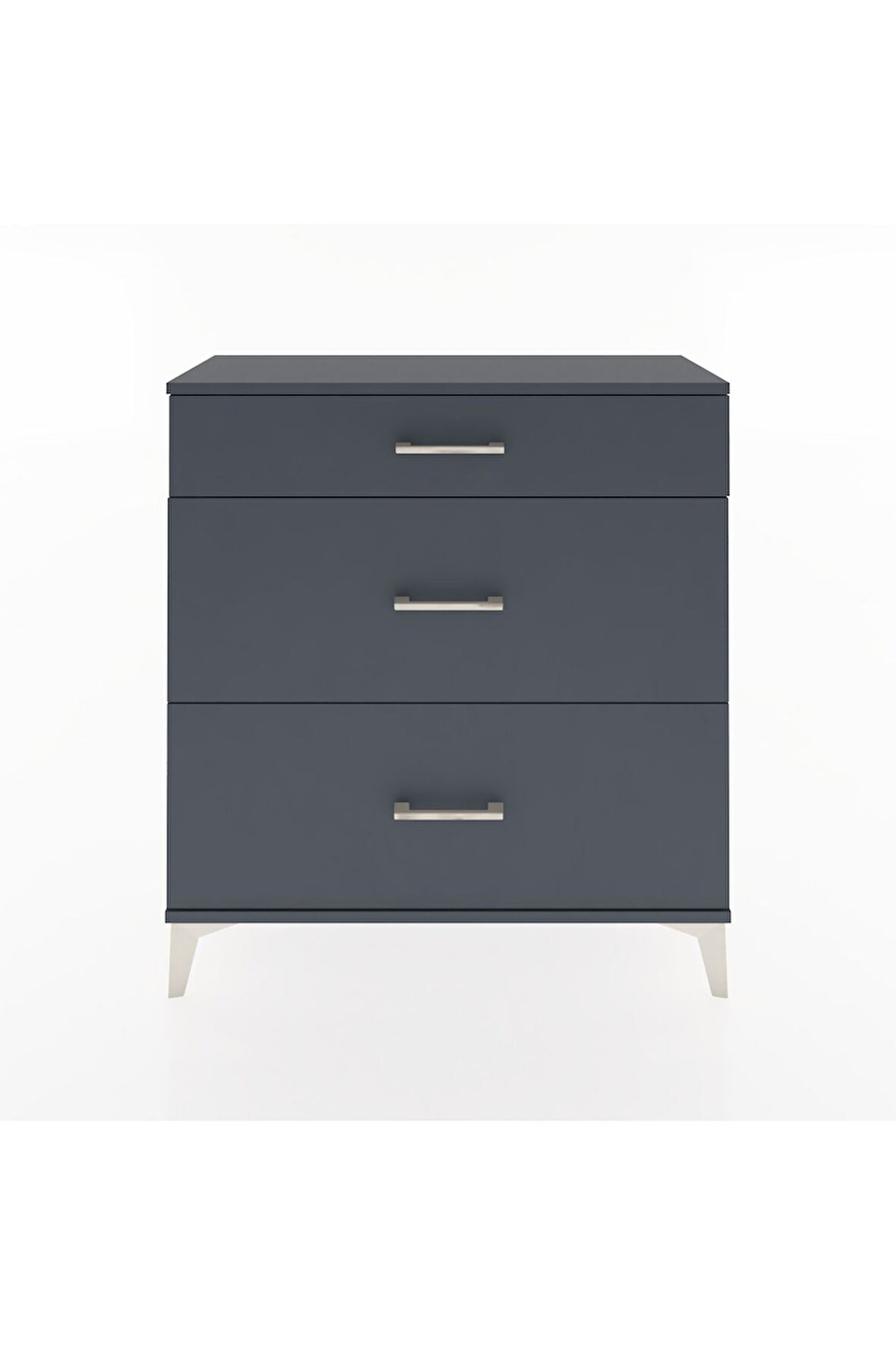 Arges Şifonyer 3 Çekmeceli 88x30x96 Antrasit-Antrasit