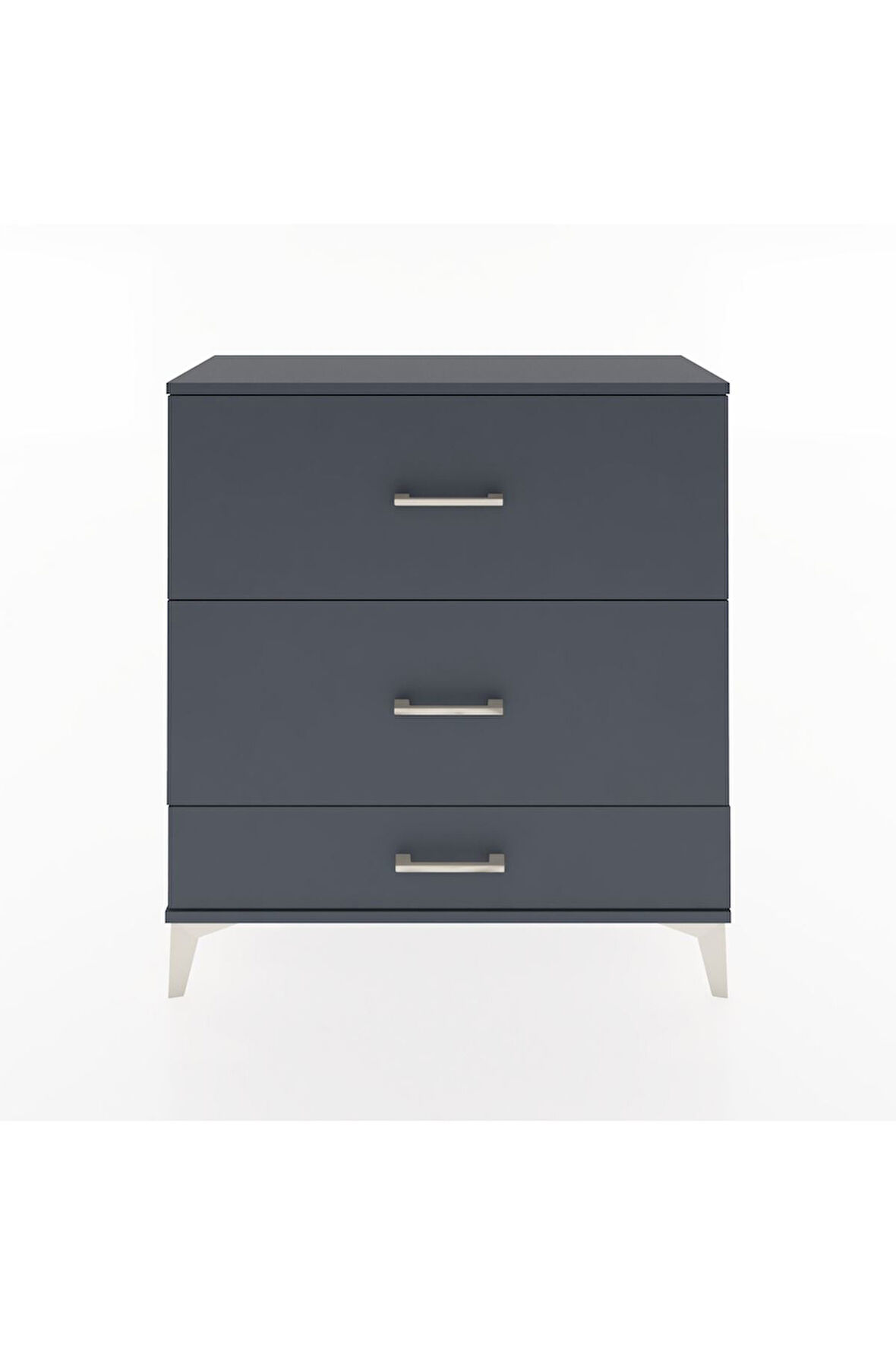 Arges Şifonyer 3 Çekmeceli 88x30x96 Antrasit-Antrasit