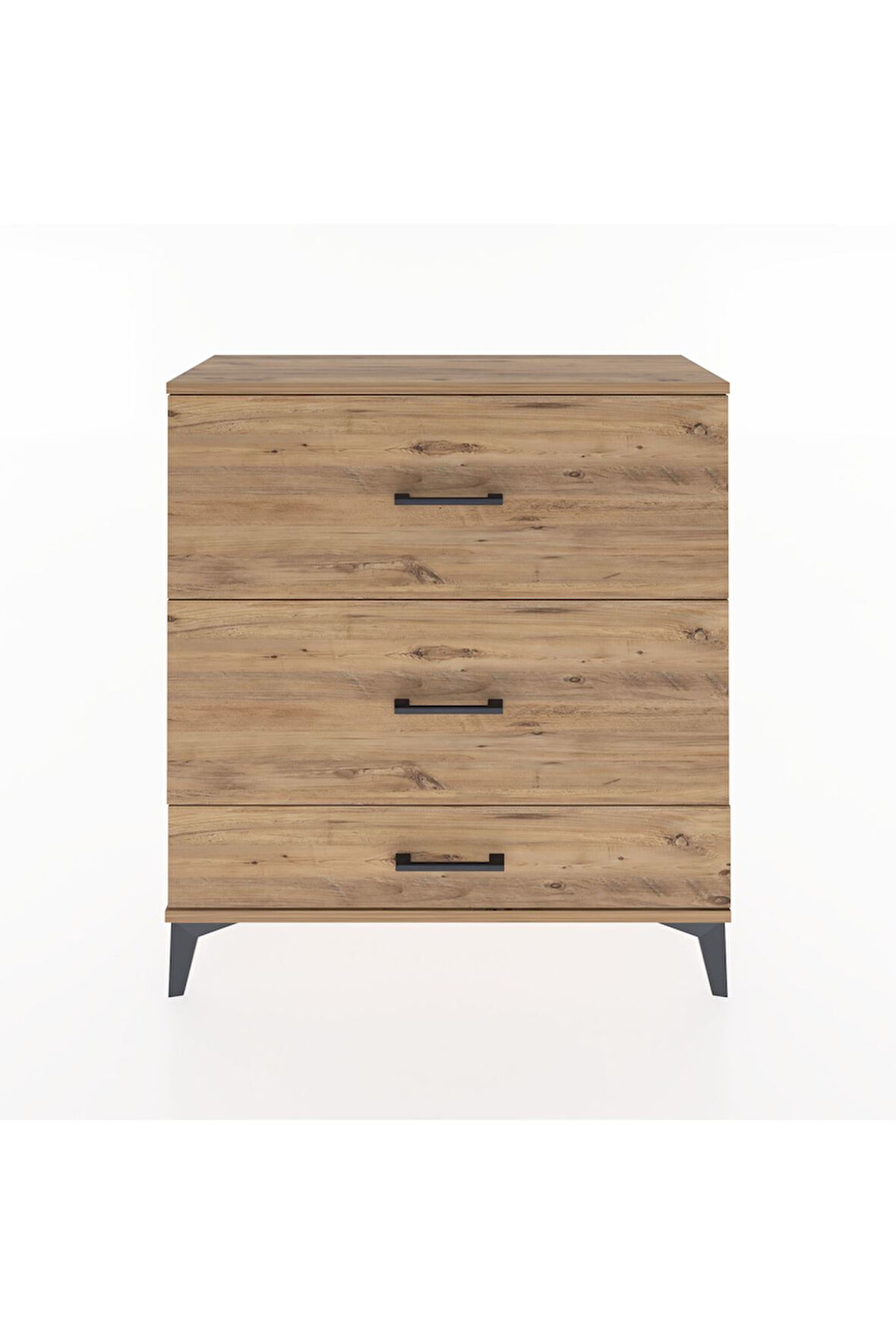 Arges Şifonyer 3 Çekmeceli 88x30x96 Çam-Çam