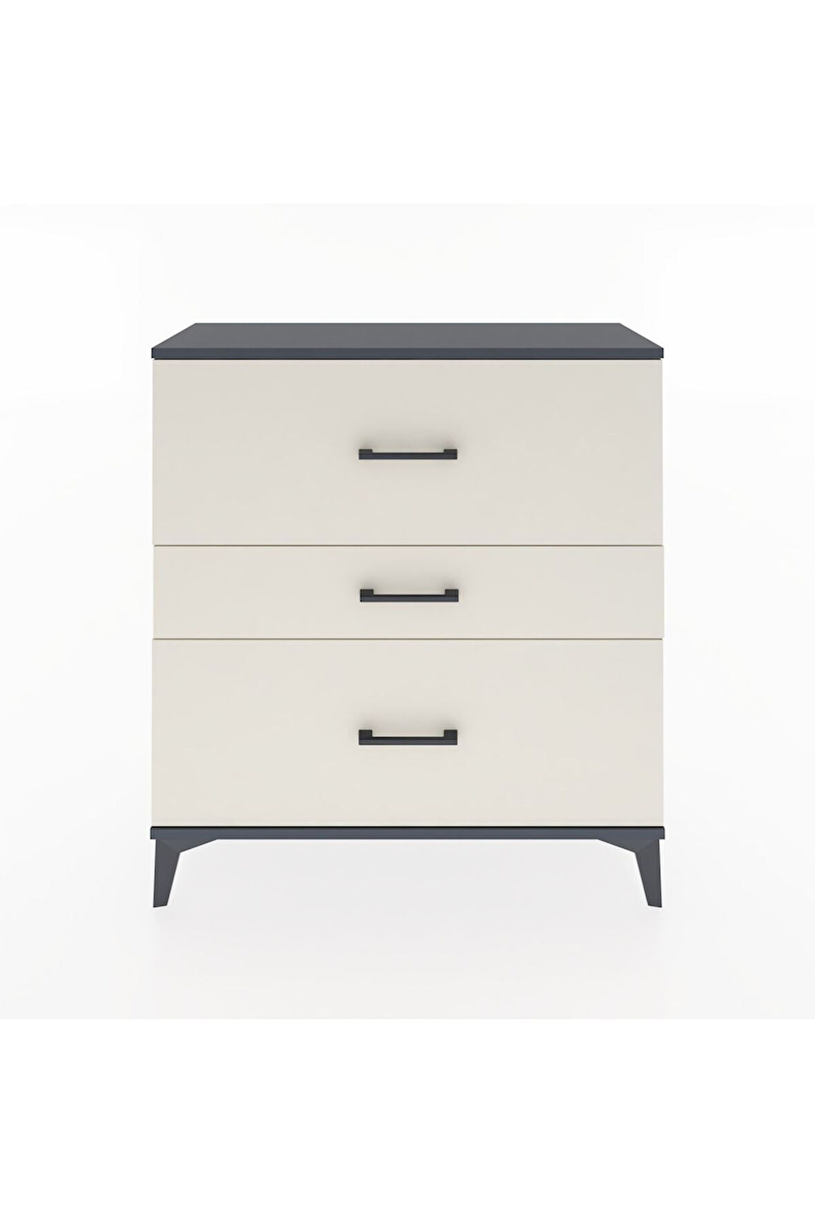 Arges Şifonyer 3 Çekmeceli 88x30x96 Antrasit-Aytaşı