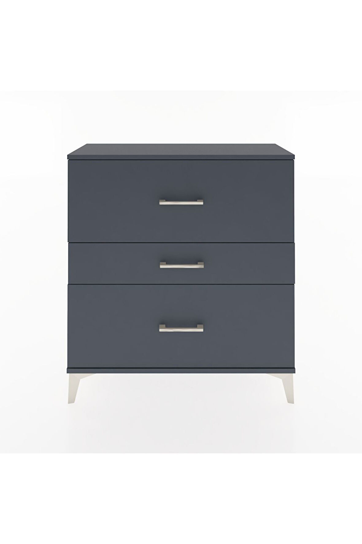 Arges Şifonyer 3 Çekmeceli 88x30x96 Antrasit-Antrasit