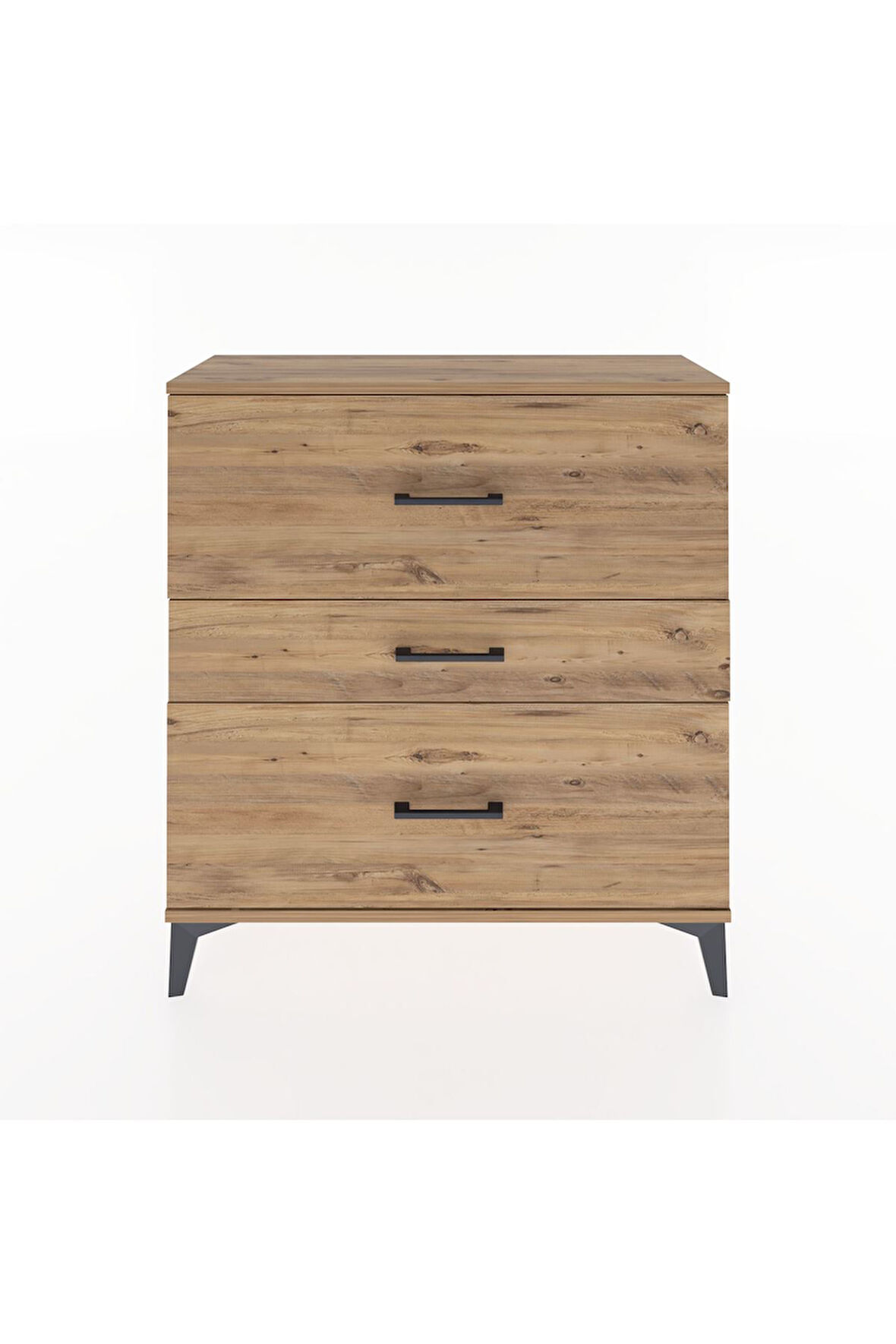 Arges Şifonyer 3 Çekmeceli 88x30x96 Çam-Çam