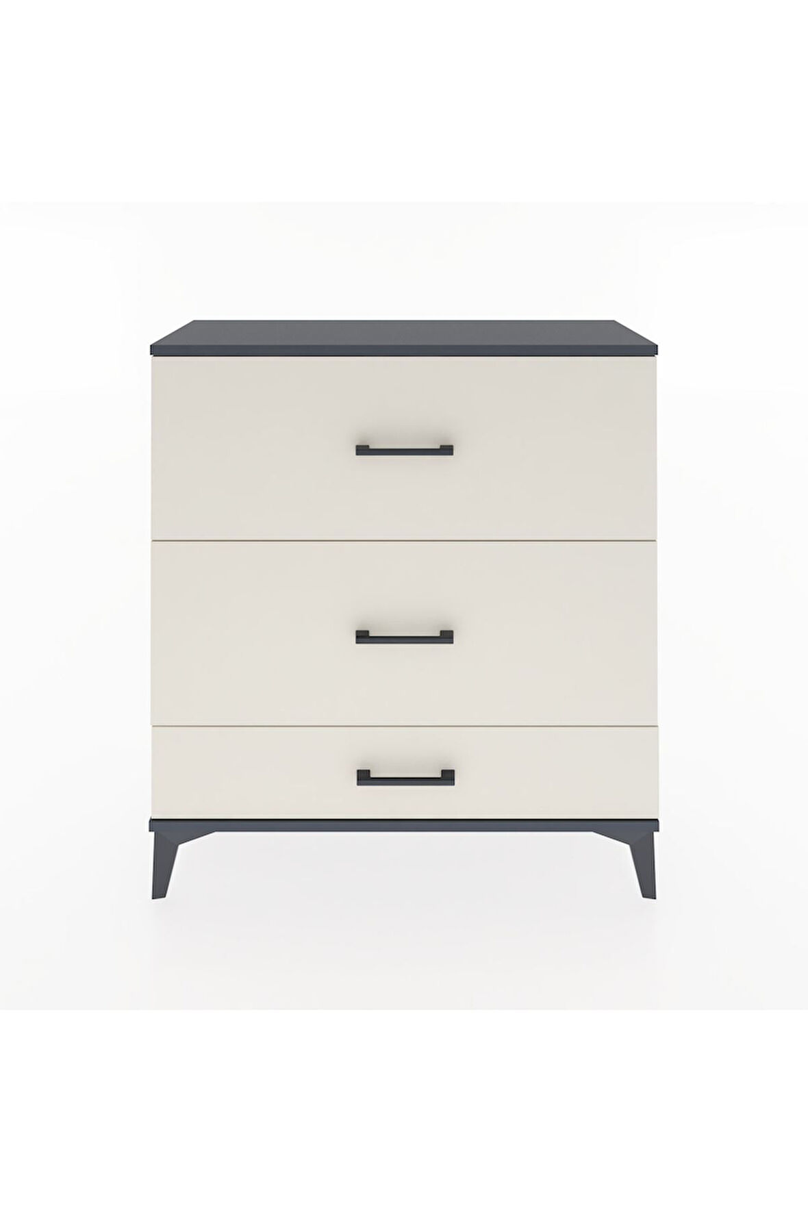 Arges Şifonyer 3 Çekmeceli 88x30x96 Antrasit-Aytaşı