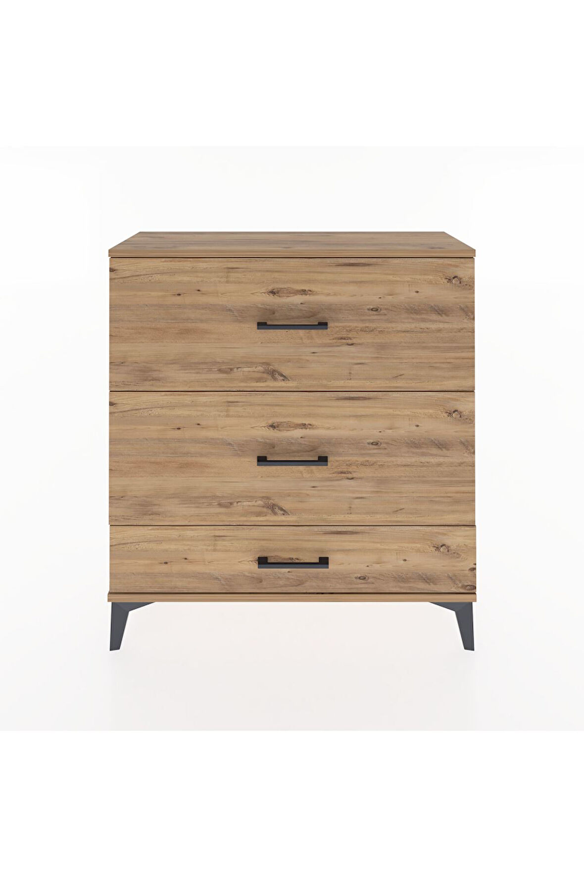 Arges Şifonyer 3 Çekmeceli 88x30x96 Çam-Çam