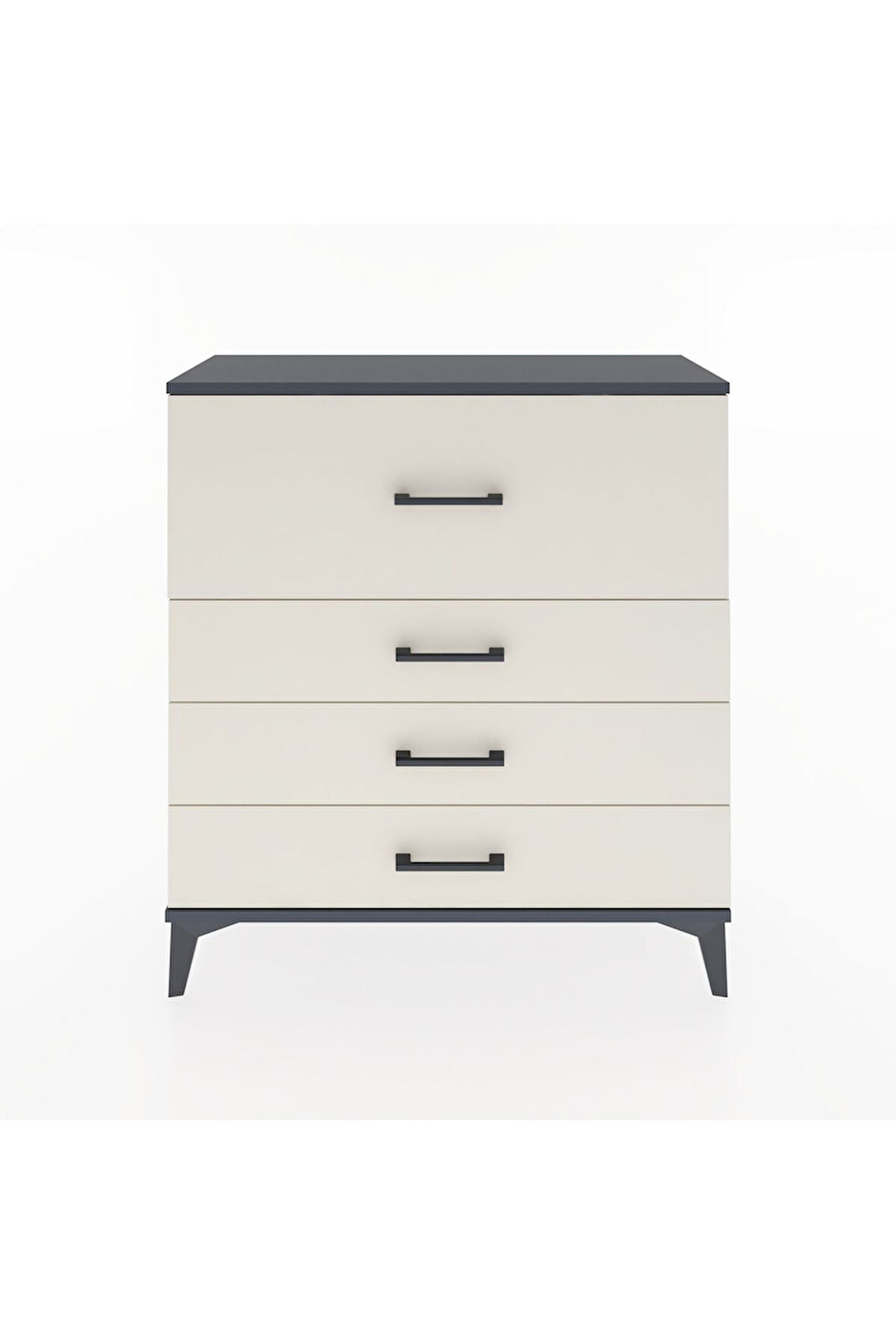 Arges Şifonyer 4 Çekmeceli 88x30x96 Antrasit-Aytaşı