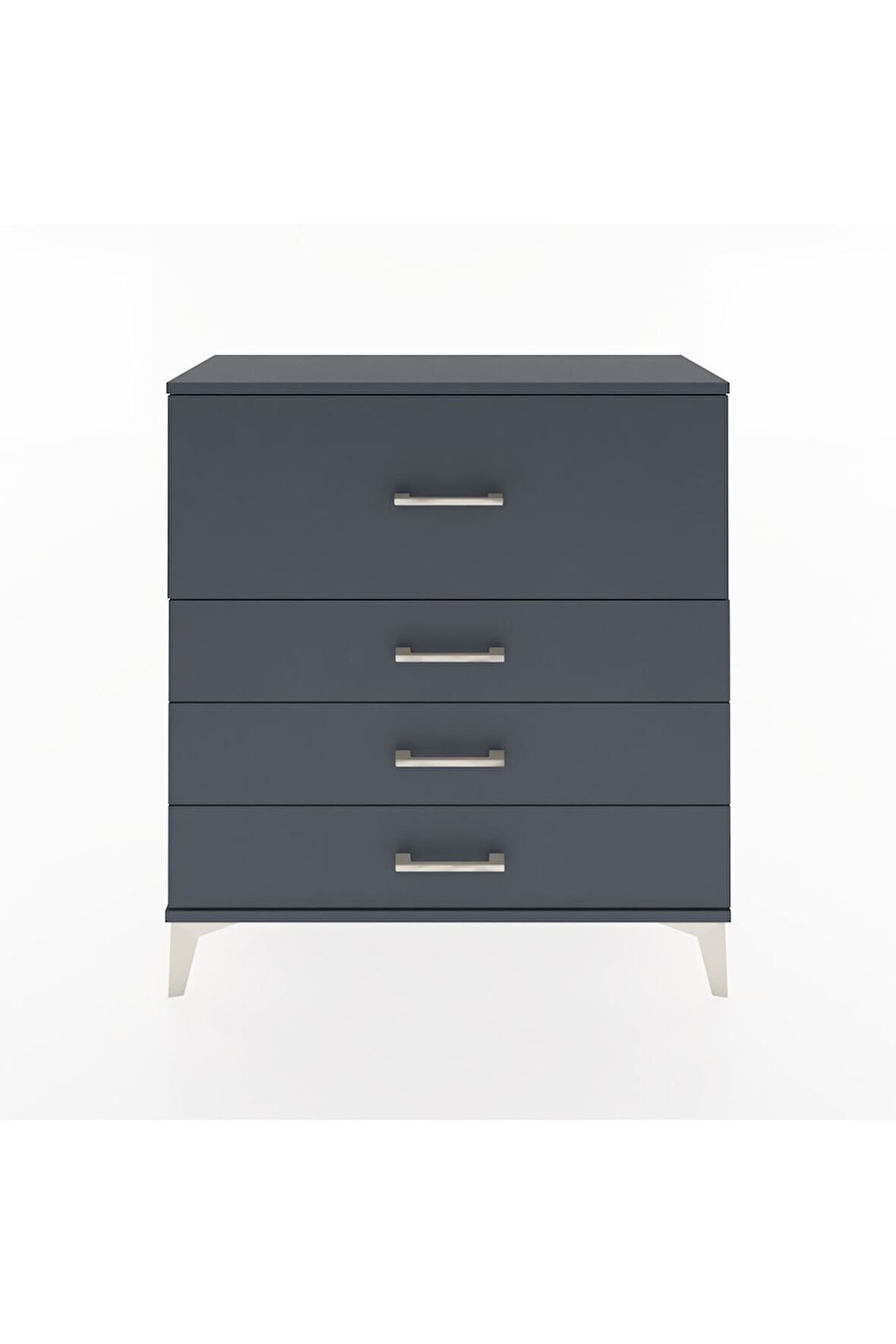 Arges Şifonyer 4 Çekmeceli 88x30x96 Antrasit-Antrasit