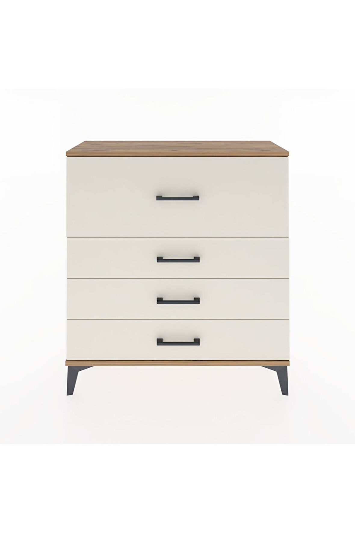 Arges Şifonyer 4 Çekmeceli 88x30x96 Çam-Aytaşı