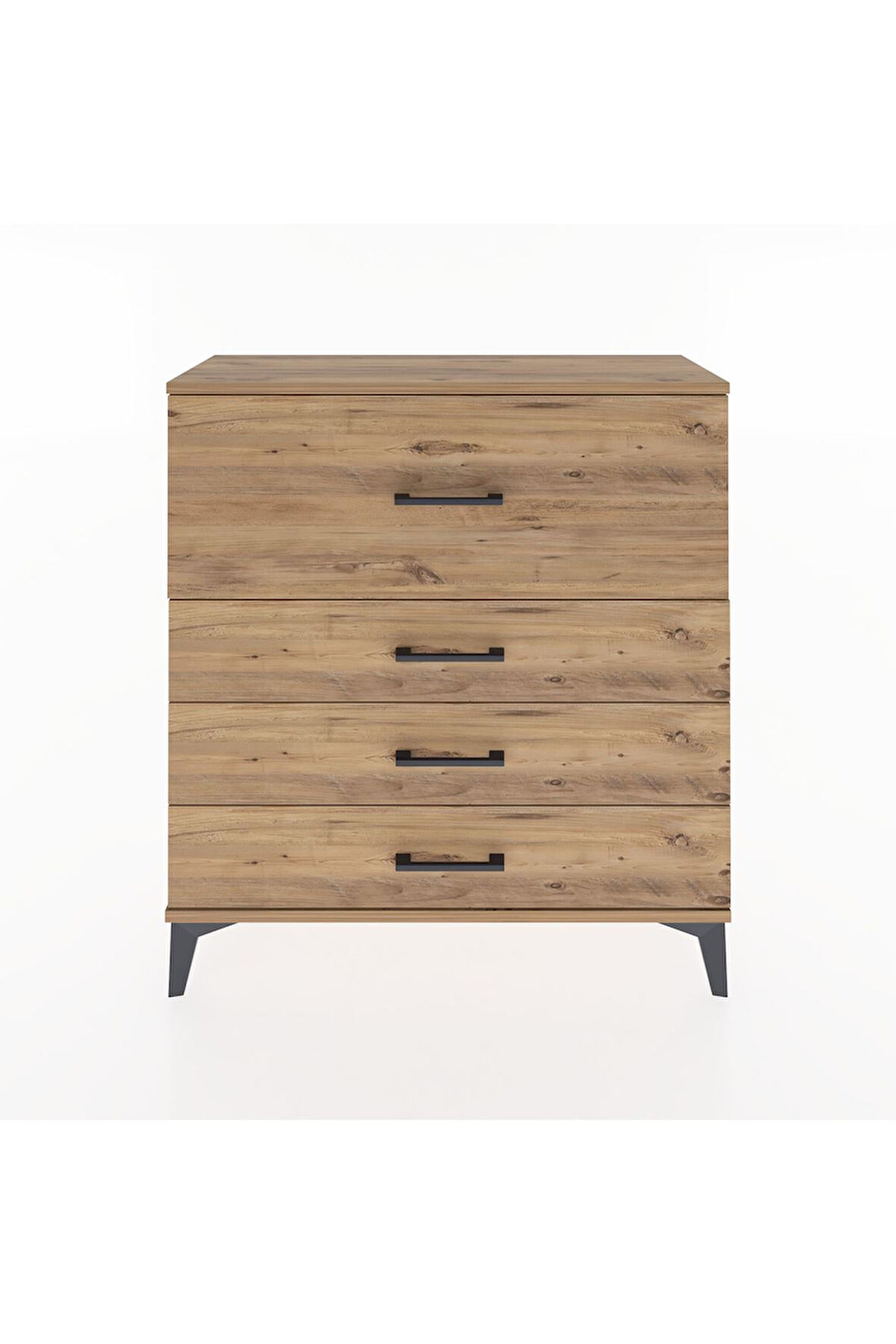 Arges Şifonyer 4 Çekmeceli 88x30x96 Çam-Çam