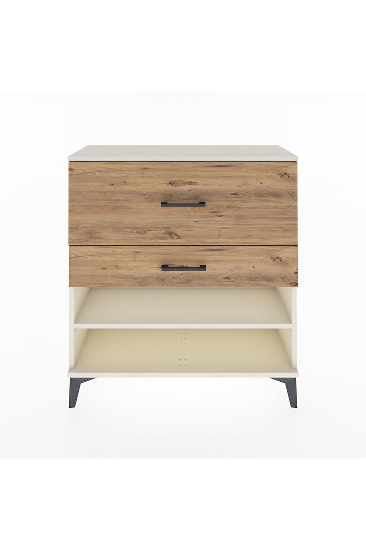 Arges Şifonyer Tek Raflı 2 Çekmeceli 88x30x96 Aytaşı-Çam