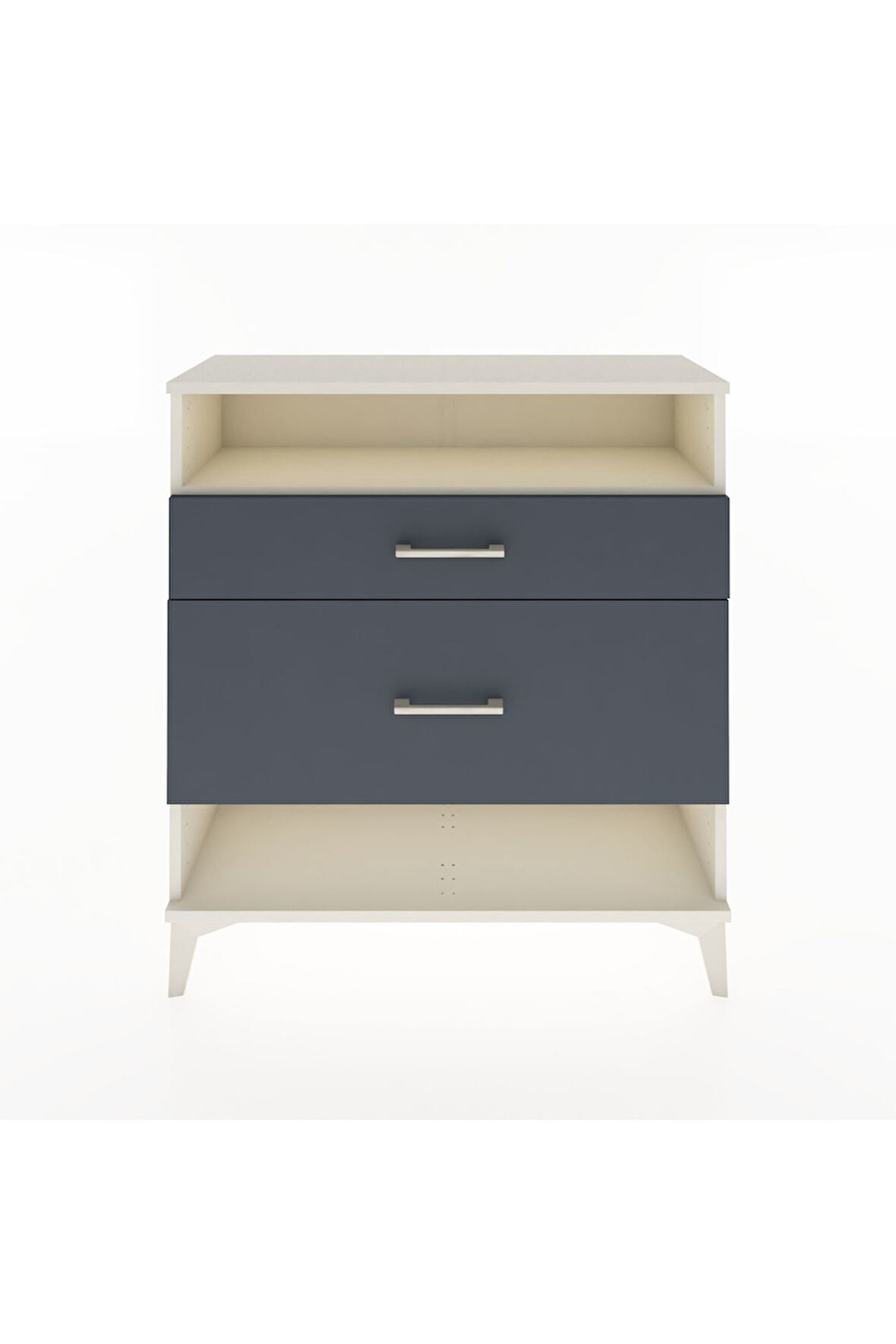 Arges Şifonyer Tek Raflı 2 Çekmeceli 88x30x96 Aytaşı-Antrasit