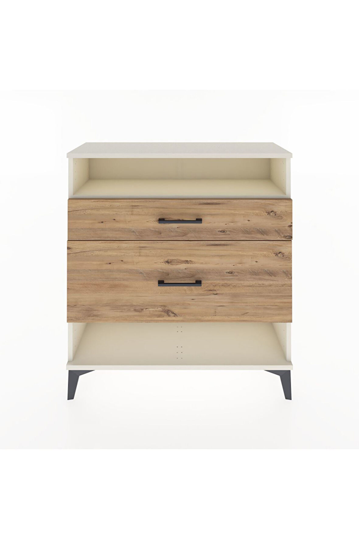 Arges Şifonyer Tek Raflı 2 Çekmeceli 88x30x96 Aytaşı-Çam