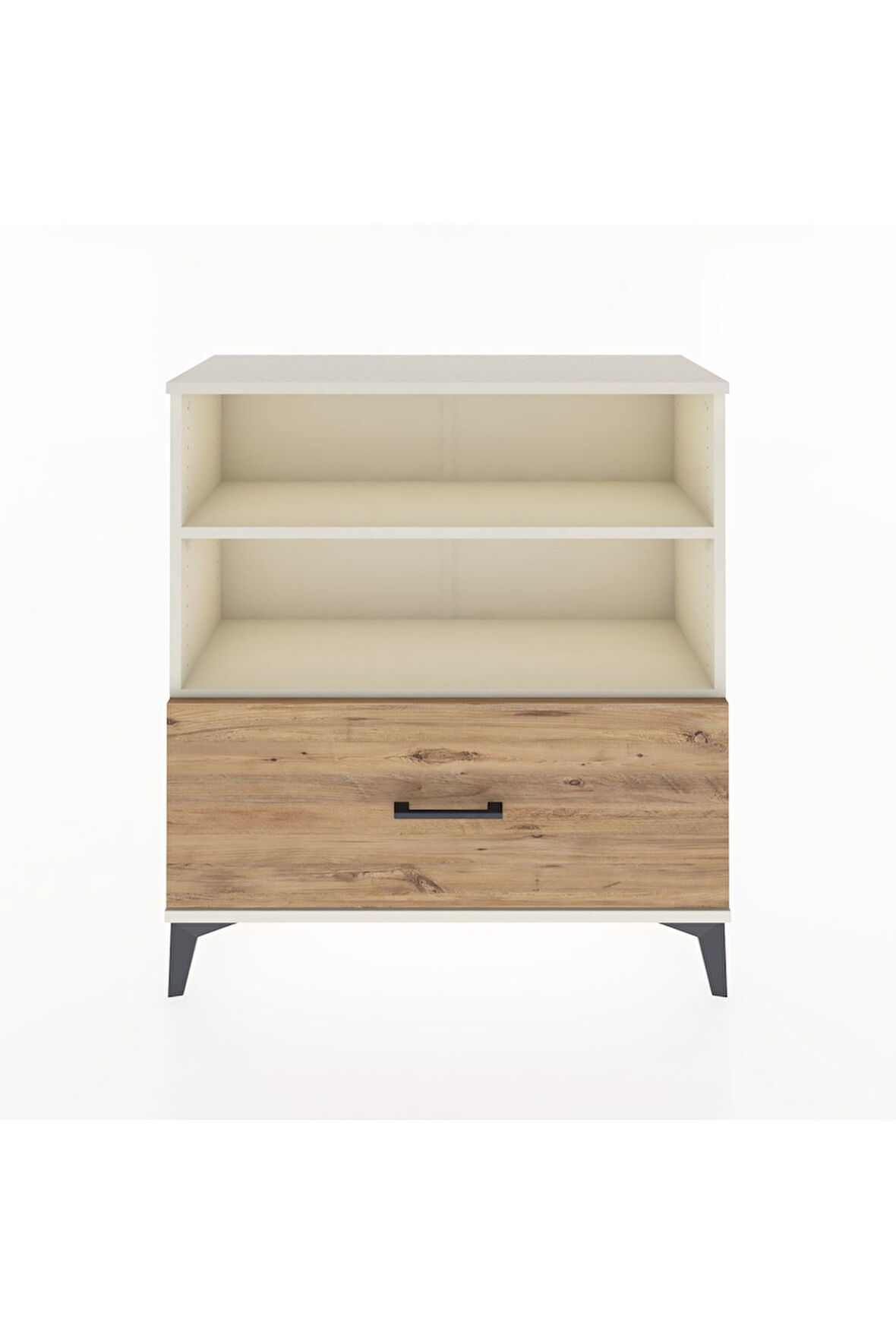 Arges Şifonyer 2 Raflı Tek Çekmeceli 88x30x96 Aytaşı-Çam