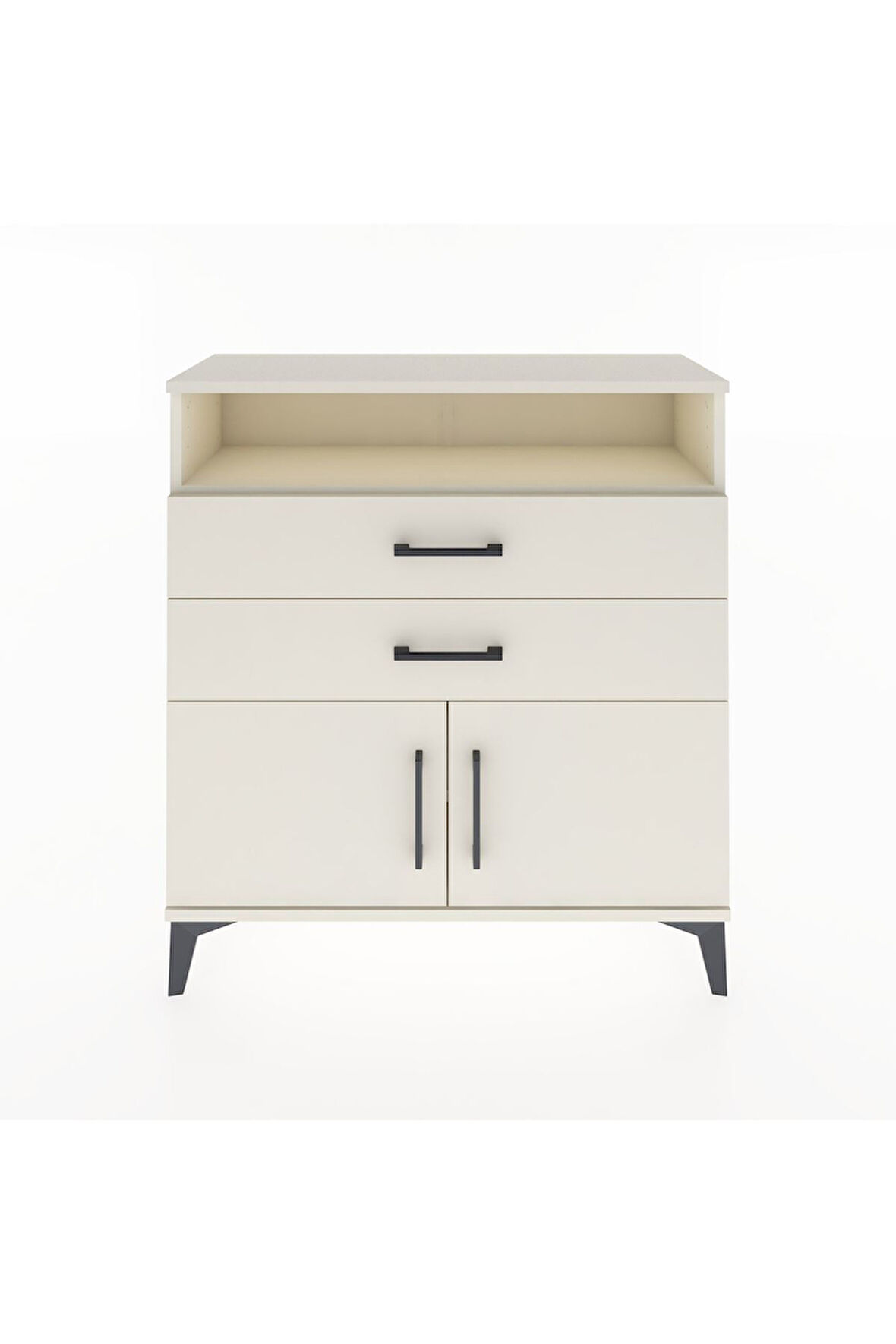 Arges Şifonyer 2 Raflı 2 Çekmeceli 2 Kapaklı 88x30x96 Aytaşı-Aytaşı