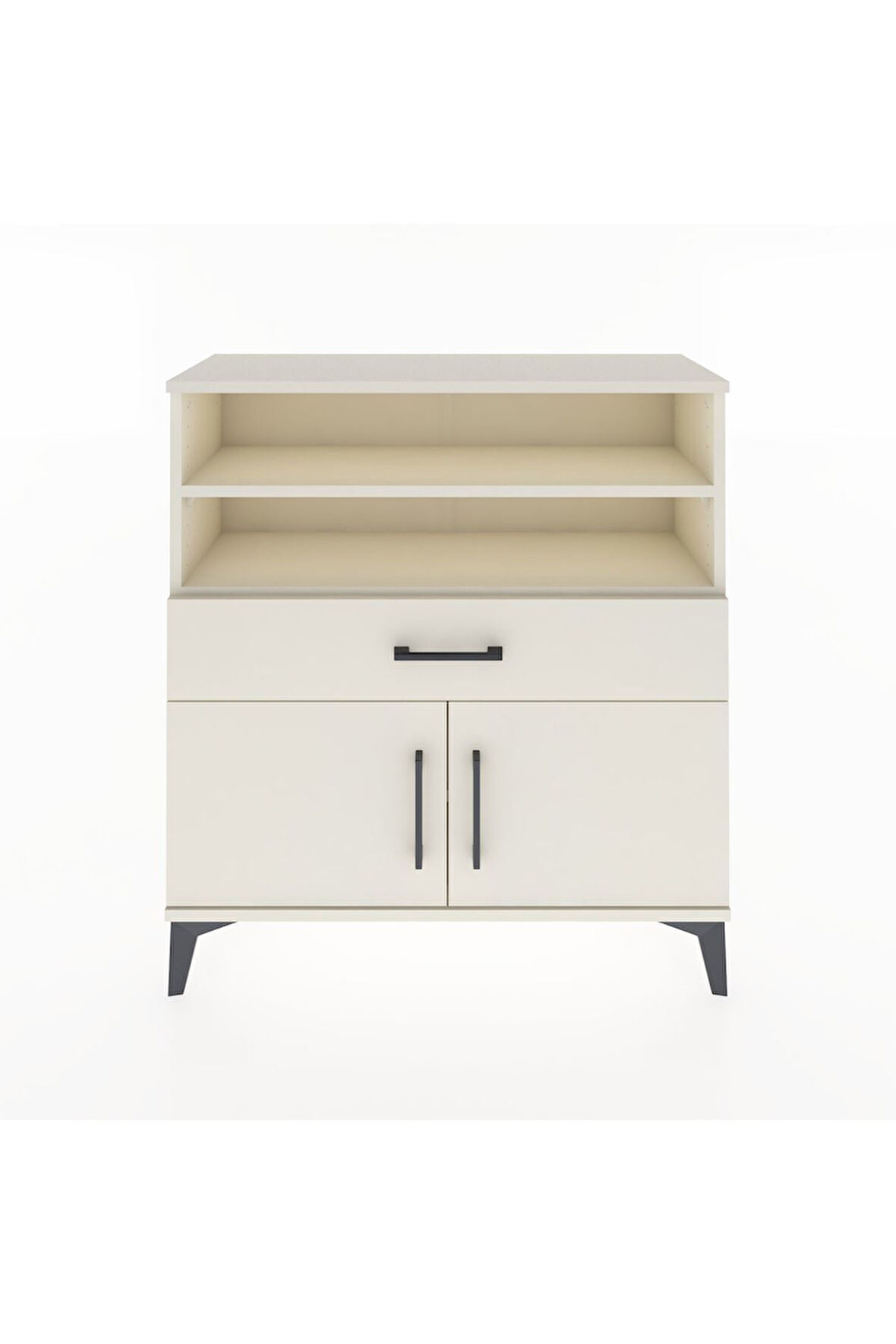 Arges Şifonyer 3 Raflı Tek Çekmeceli 2 Kapaklı 88x30x96 Aytaşı-Aytaşı