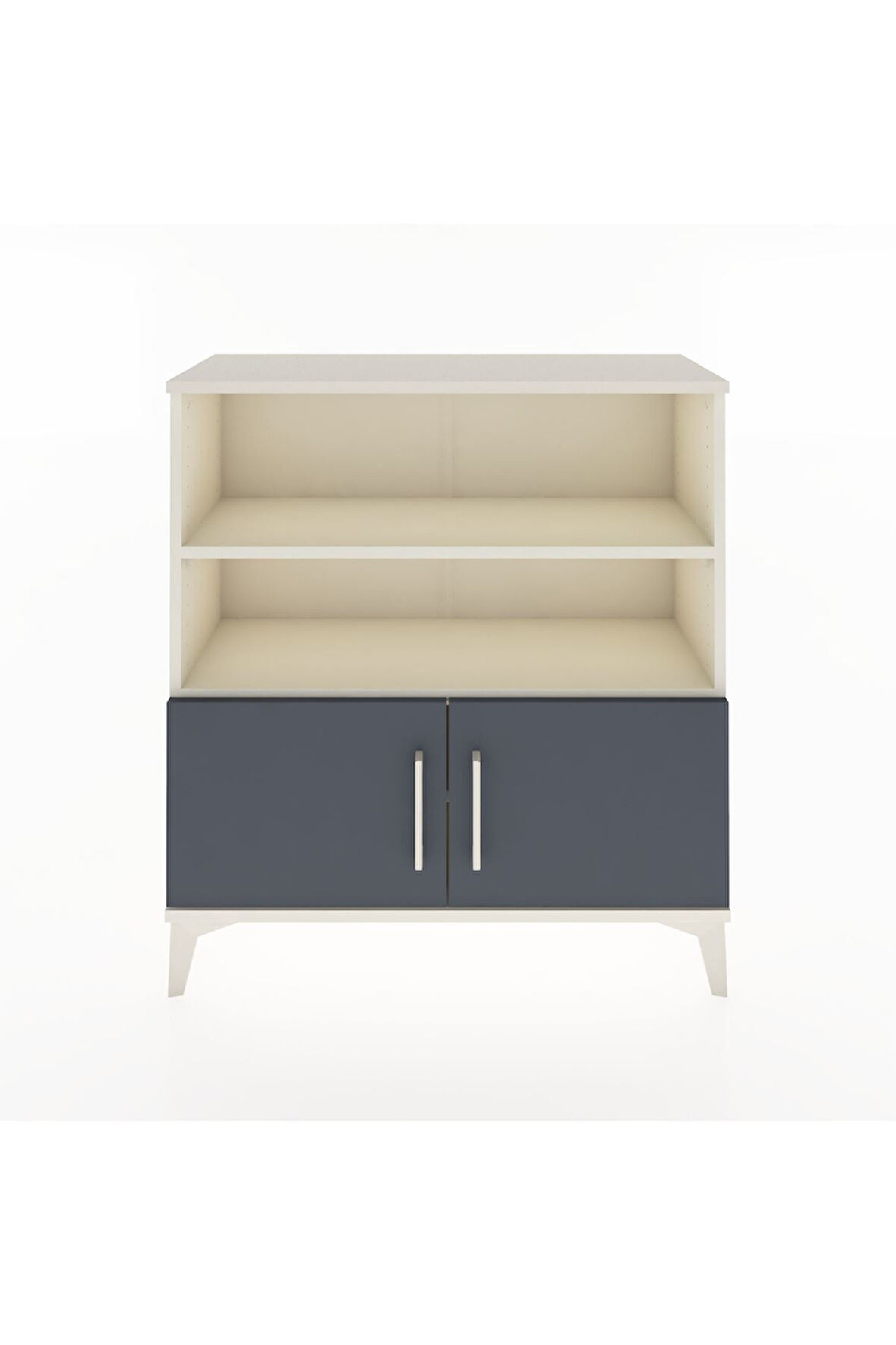 Arges Şifonyer 3 Raflı 2 Kapaklı 88x30x96 Aytaşı-Antrasit