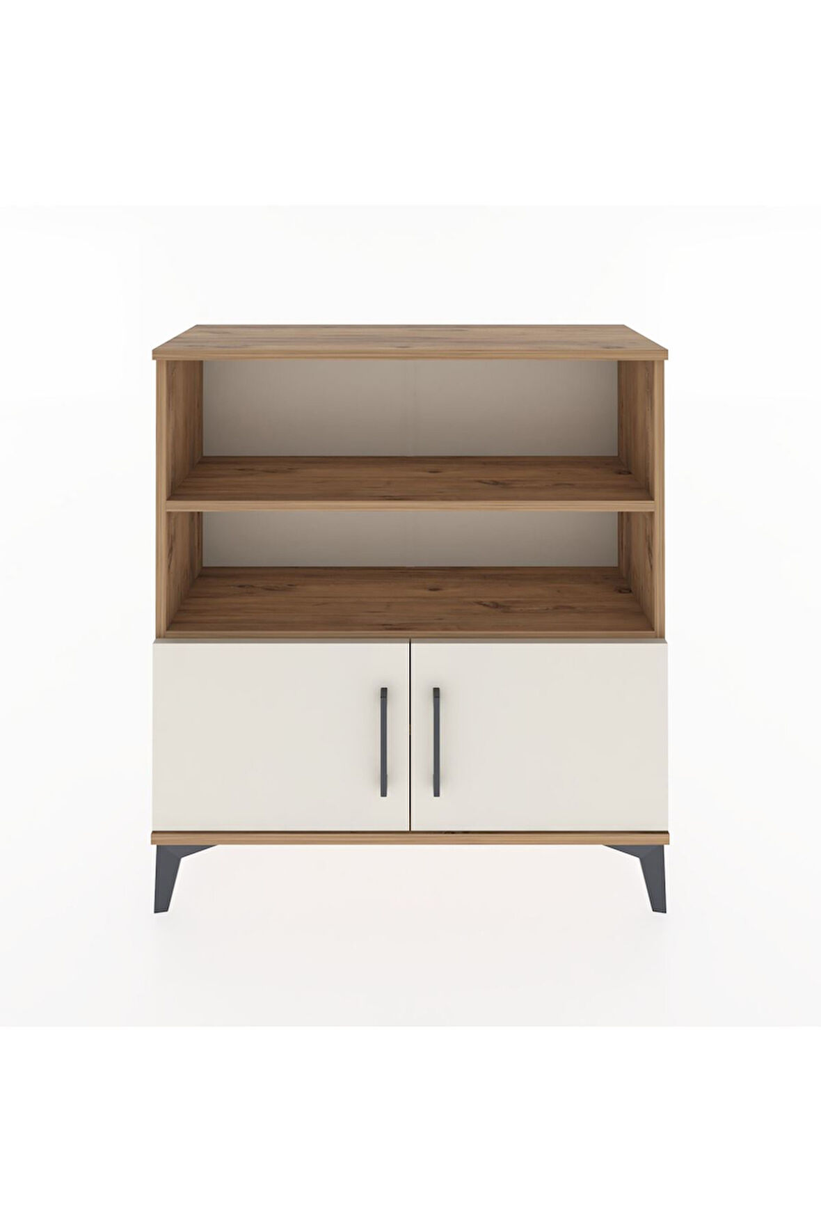 Arges Şifonyer 3 Raflı 2 Kapaklı 88x30x96 Çam-Aytaşı