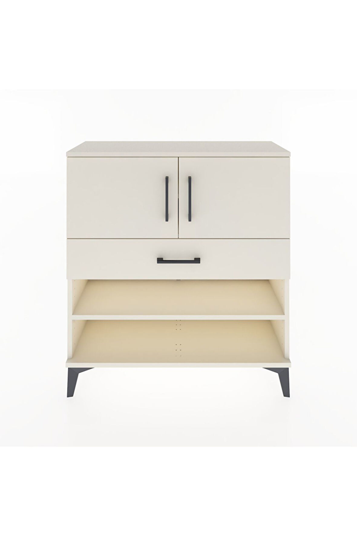 Arges Şifonyer 3 Raflı Tek Çekmeceli 2 Kapaklı 88x30x96 Aytaşı-Aytaşı