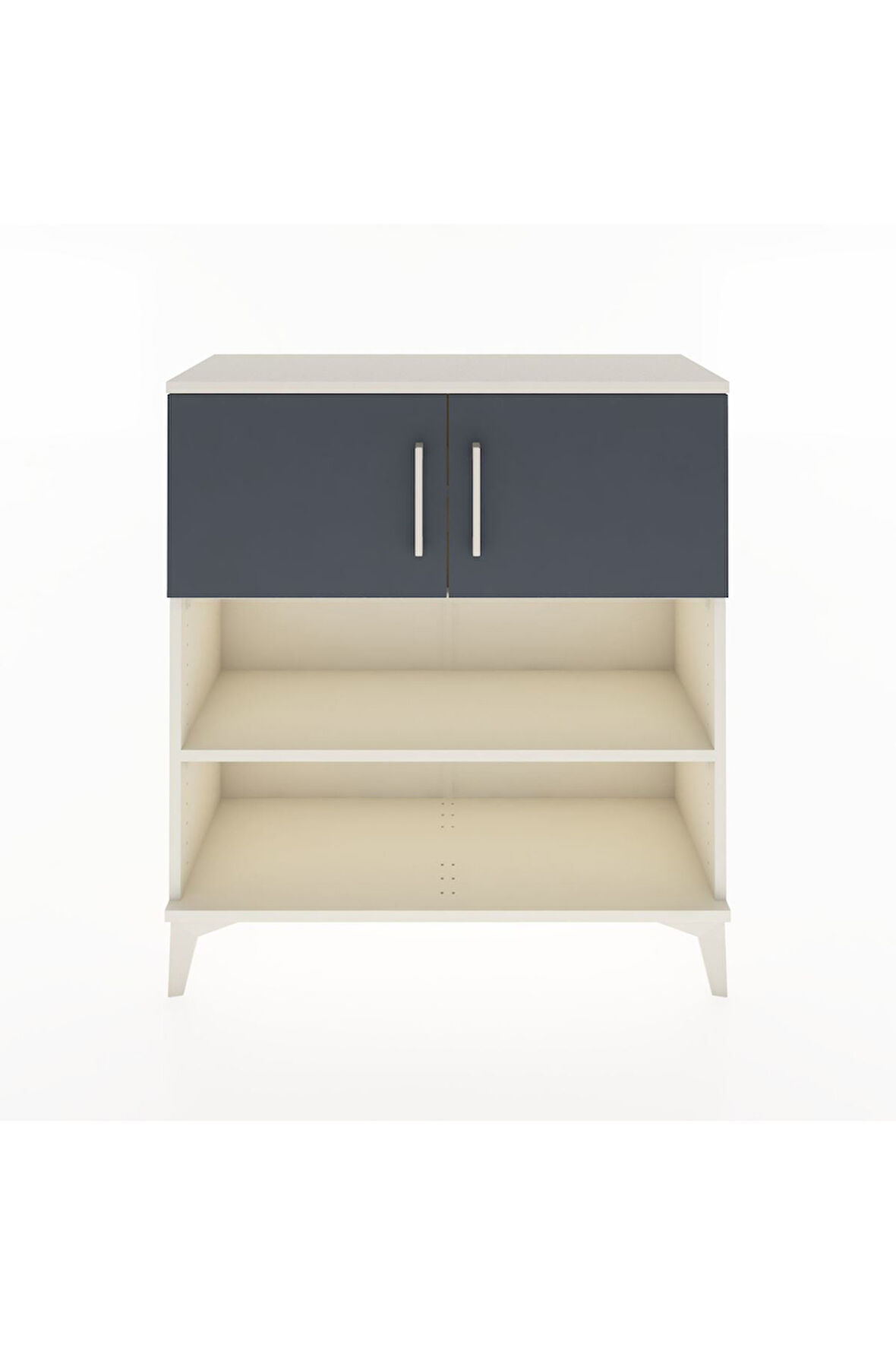 Arges Şifonyer 3 Raflı 2 Kapaklı 88x30x96 Aytaşı-Antrasit