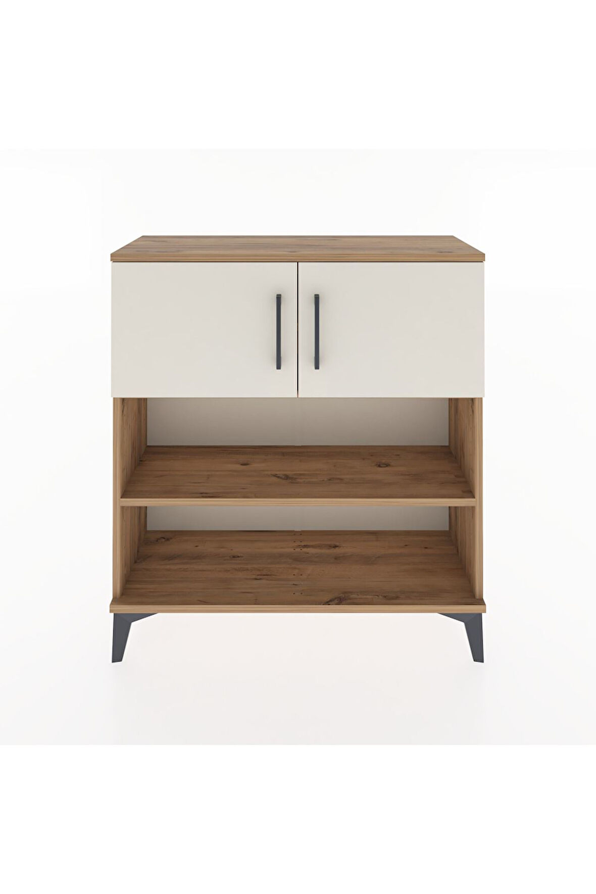 Arges Şifonyer 3 Raflı 2 Kapaklı 88x30x96 Çam-Aytaşı