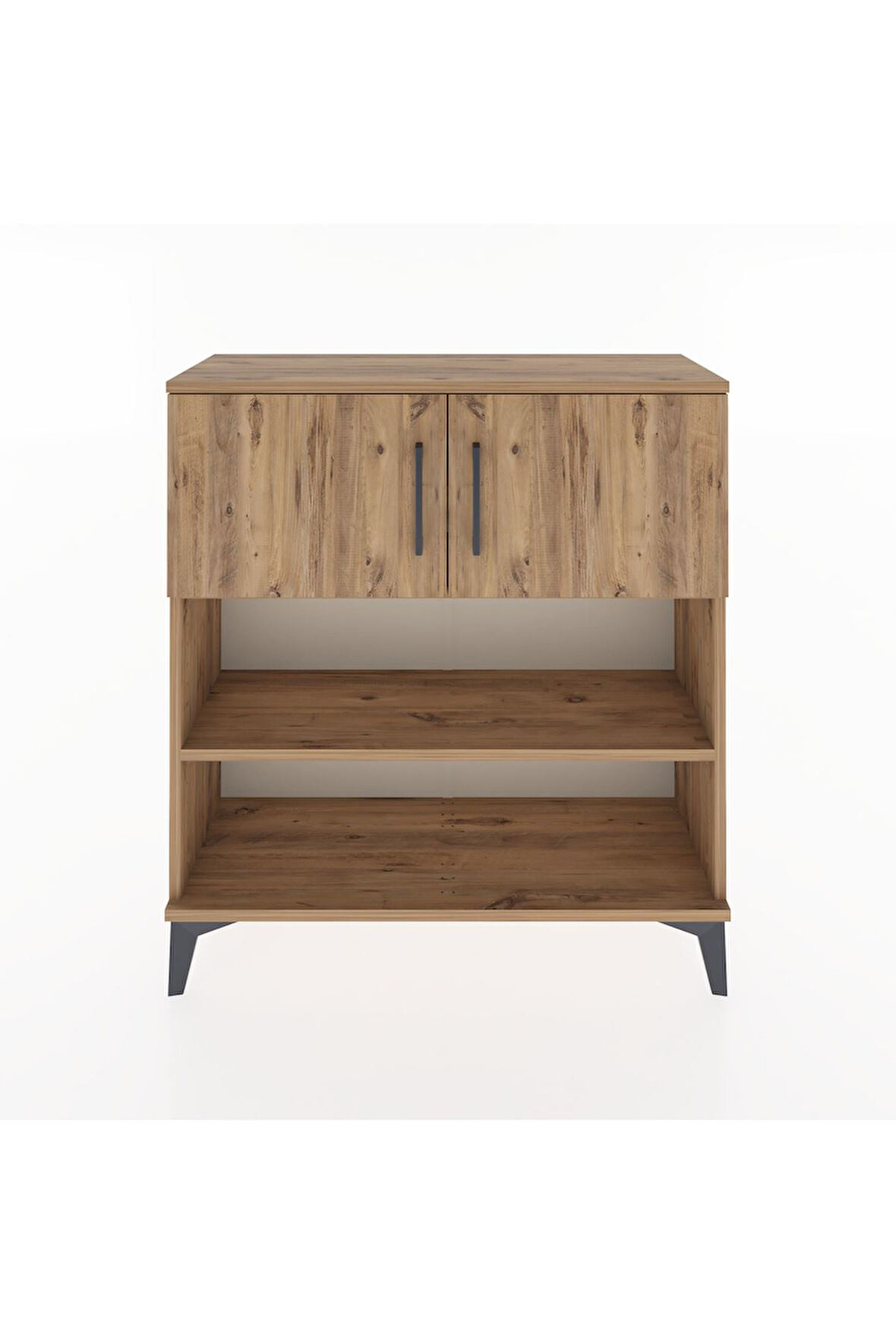 Arges Şifonyer 3 Raflı 2 Kapaklı 88x30x96 Çam-Çam