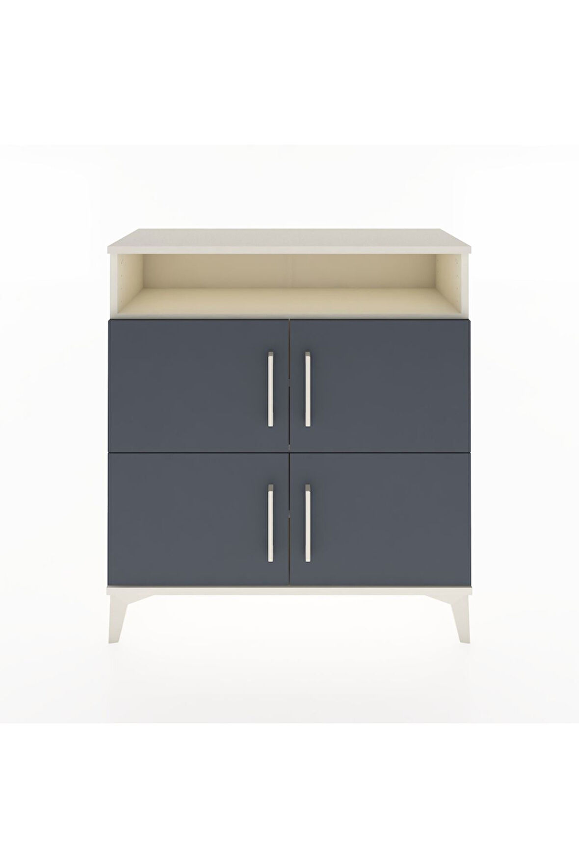 Arges Şifonyer 4 Raflı 4 Kapaklı 88x30x96 Aytaşı-Antrasit