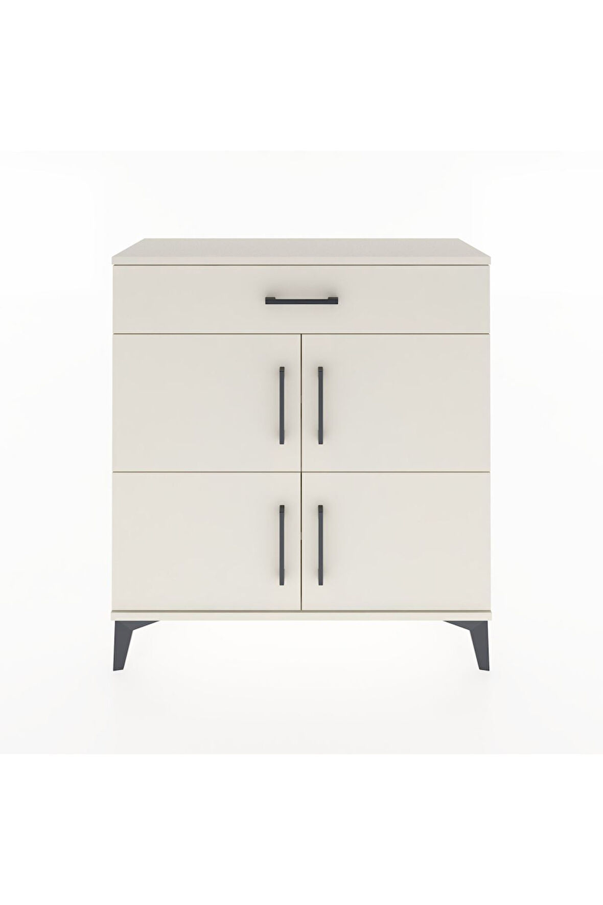 Arges Şifonyer 3 Raflı Tek Çekmeceli 4 Kapaklı 88x30x96 Aytaşı-Aytaşı