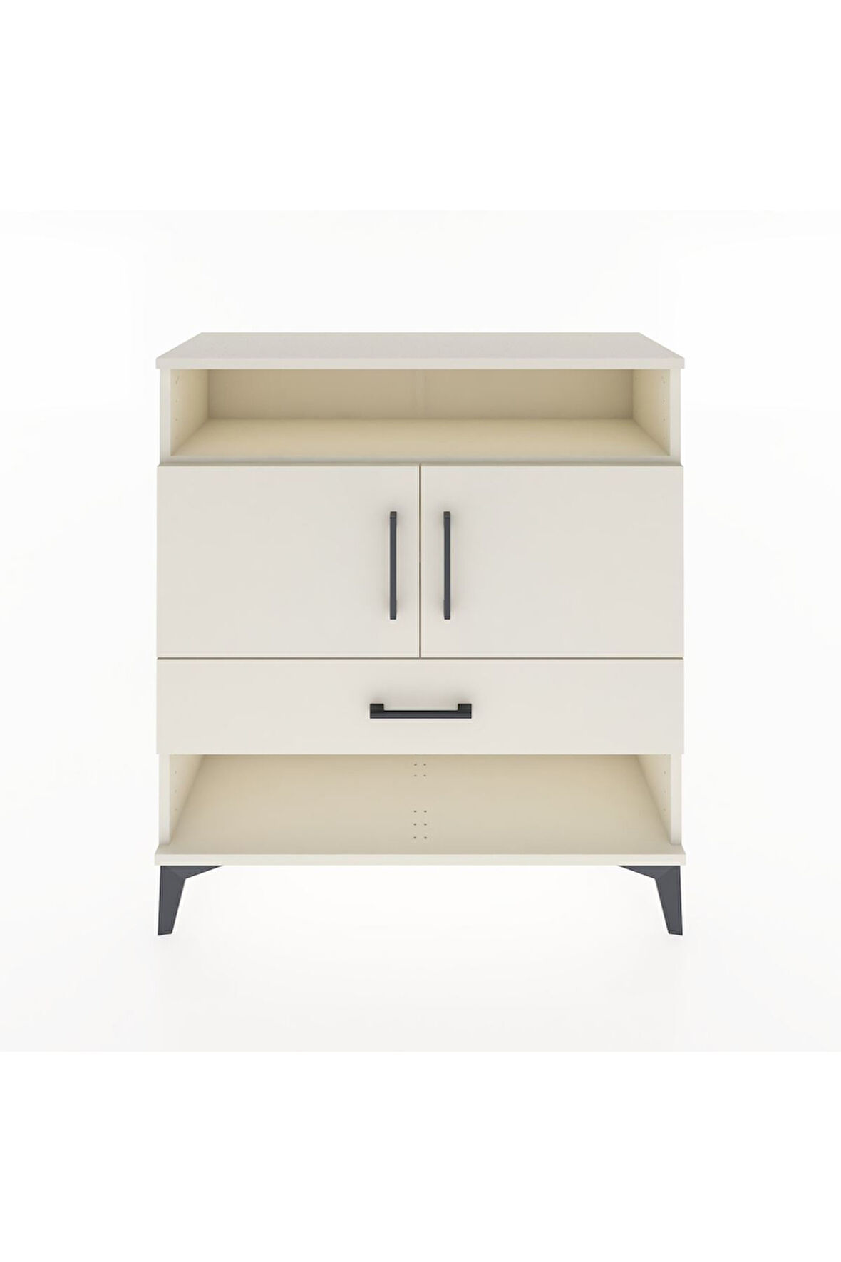 Arges Şifonyer 3 Raflı Tek Çekmeceli 2 Kapaklı 88x30x96 Aytaşı-Aytaşı