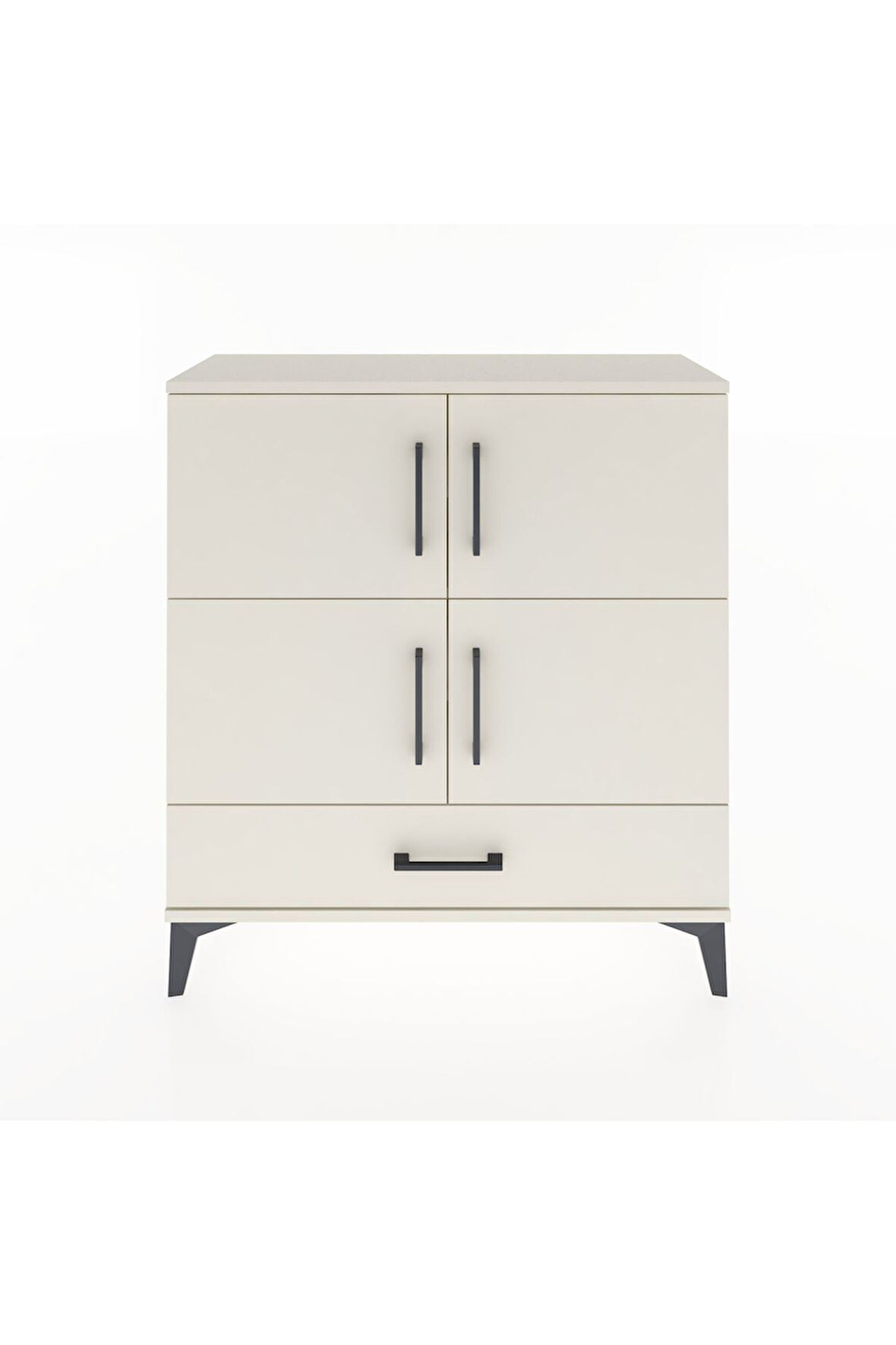 Arges Şifonyer 4 Raflı Tek Çekmeceli 4 Kapaklı 88x30x96 Aytaşı-Aytaşı