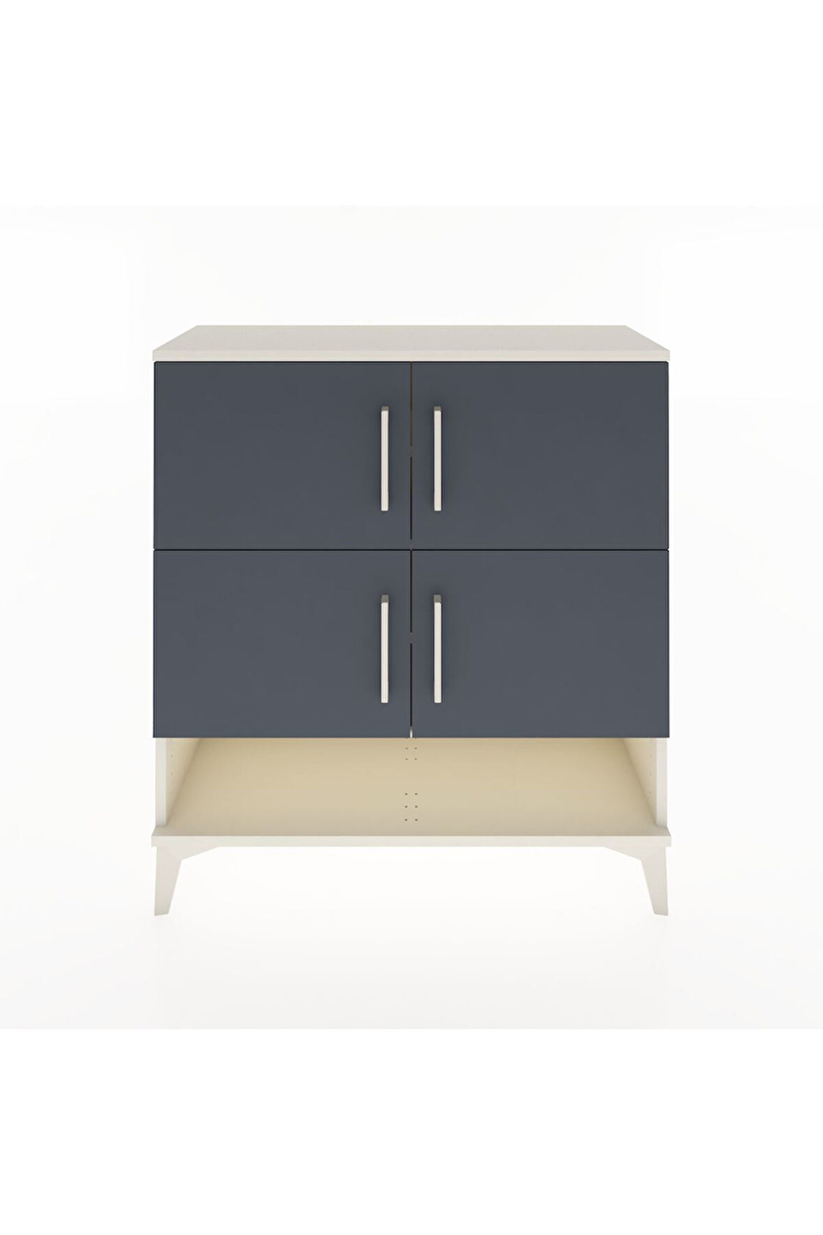 Arges Şifonyer 4 Raflı 4 Kapaklı 88x30x96 Aytaşı-Antrasit