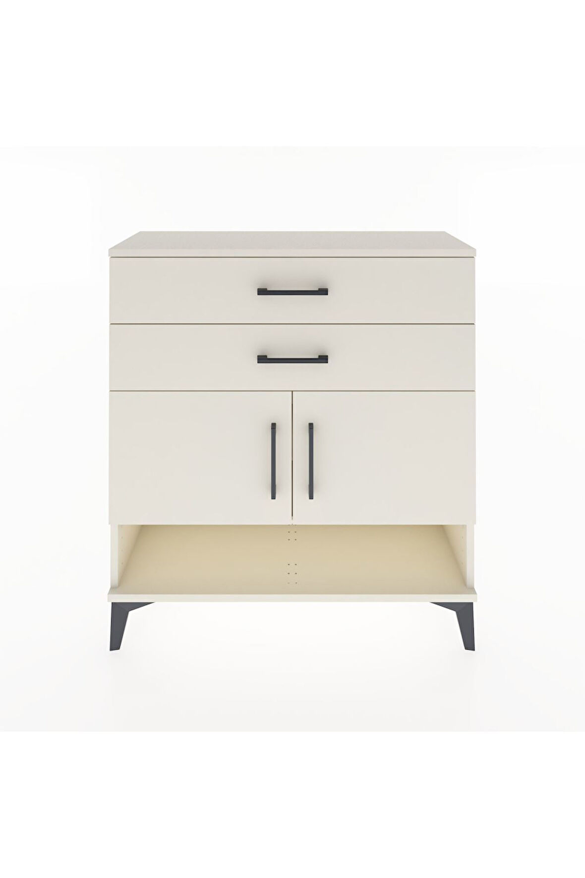 Arges Şifonyer 2 Raflı 2 Çekmeceli 2 Kapaklı 88x30x96 Aytaşı-Aytaşı