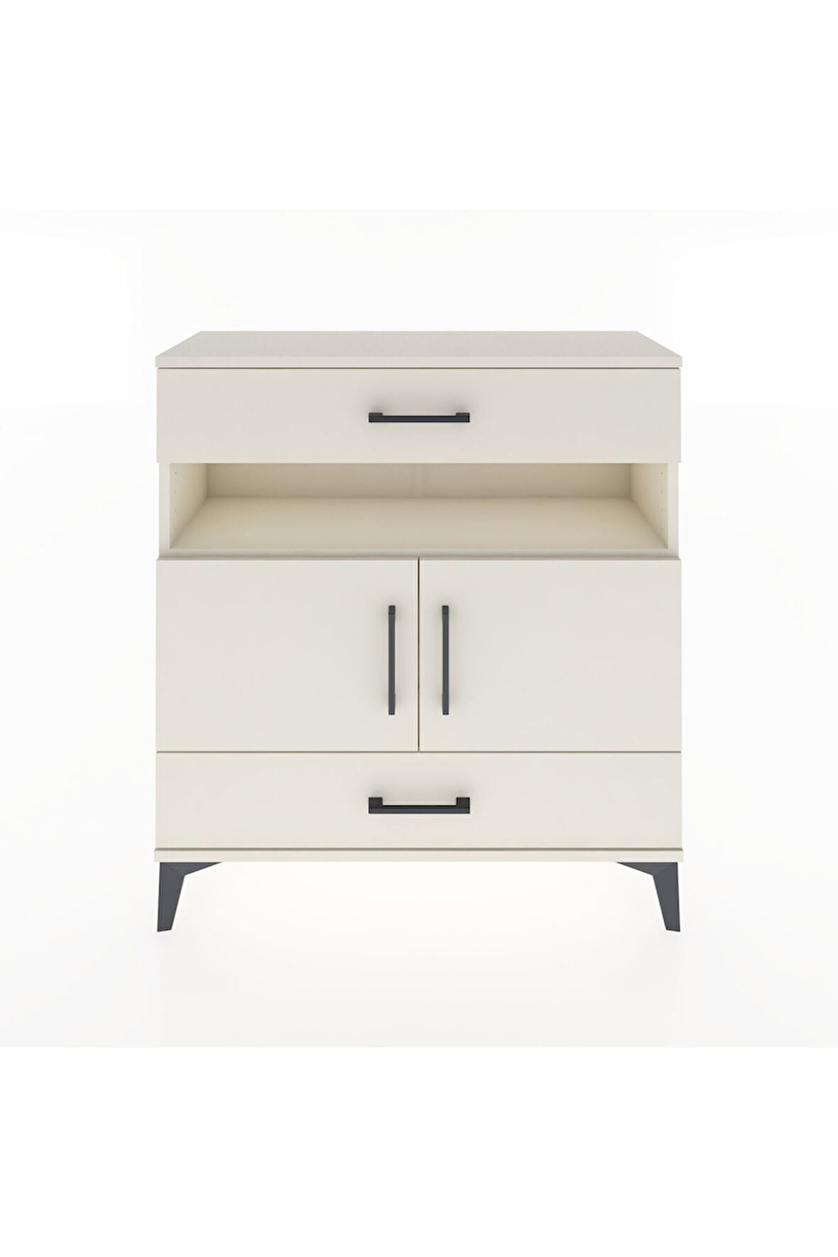 Arges Şifonyer 3 Raflı 2 Çekmeceli 2 Kapaklı 88x30x96 Aytaşı-Aytaşı