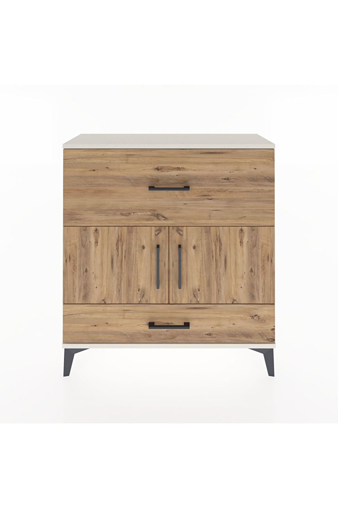 Arges Şifonyer 2 Raflı 2 Çekmeceli 2 Kapaklı 88x30x96 Aytaşı-Çam