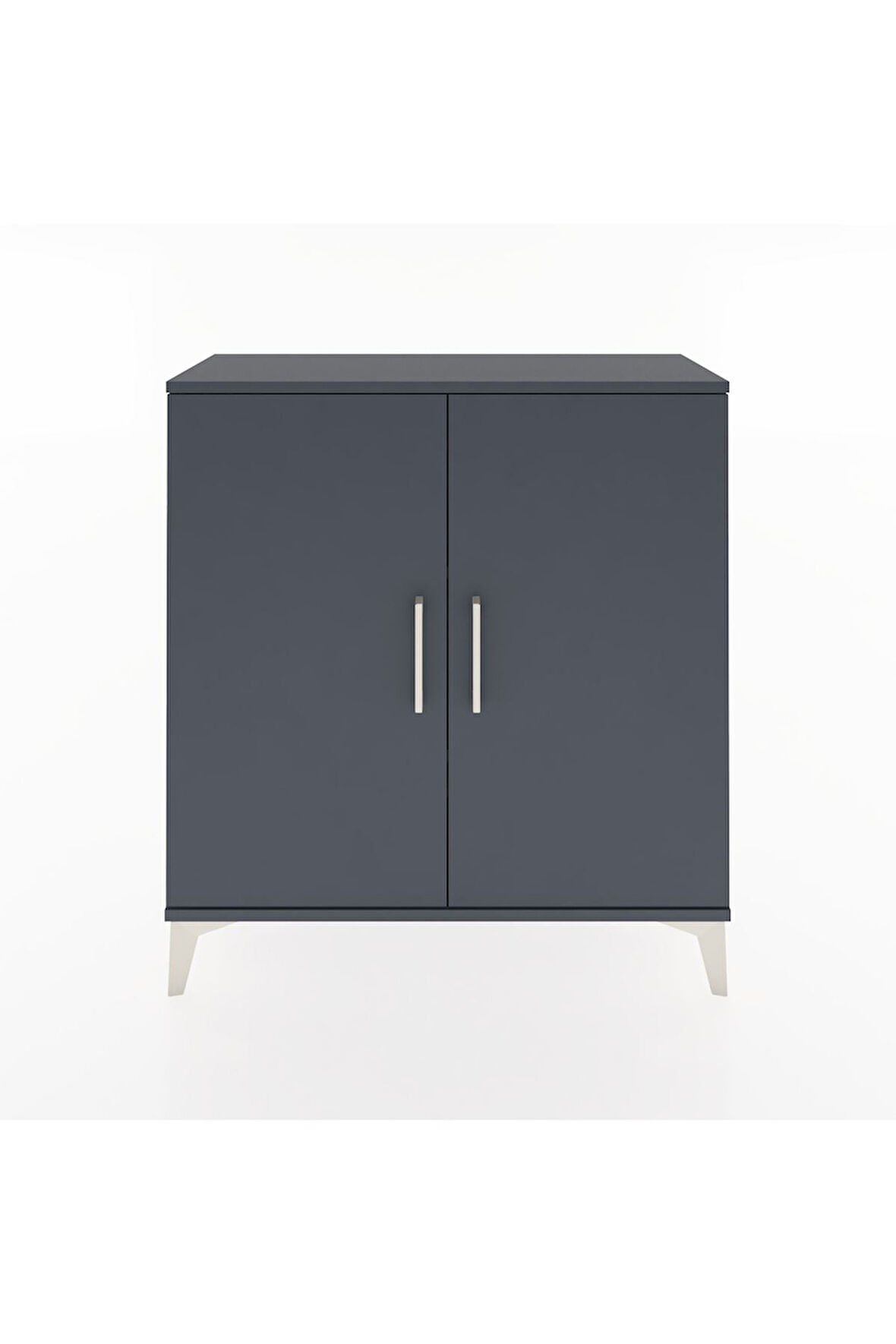 Arges Şifonyer 2 Raflı 2 Kapaklı 88x30x96 Antrasit-Antrasit