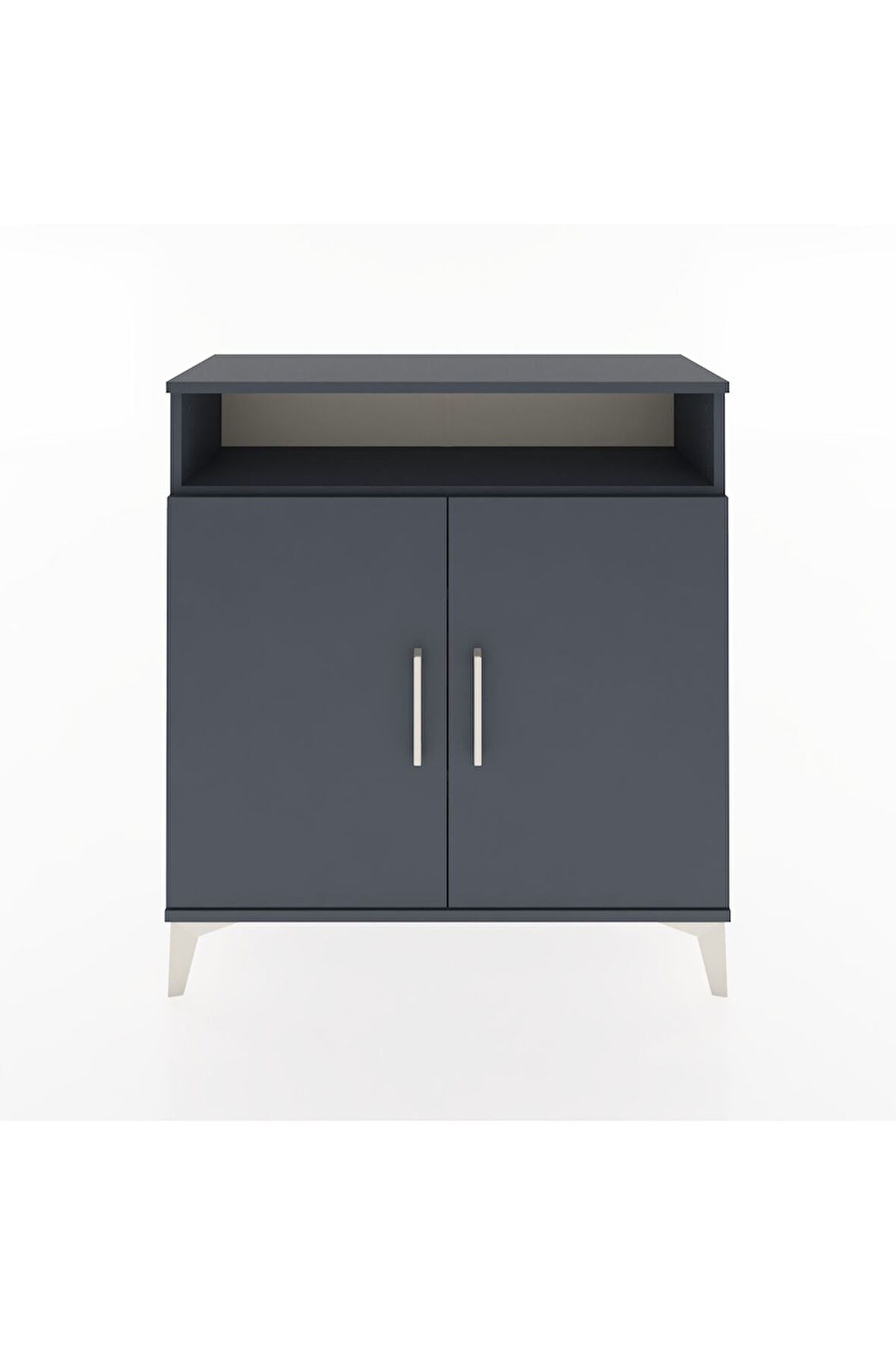 Arges Şifonyer 3 Raflı 2 Kapaklı 88x30x96 Antrasit-Antrasit