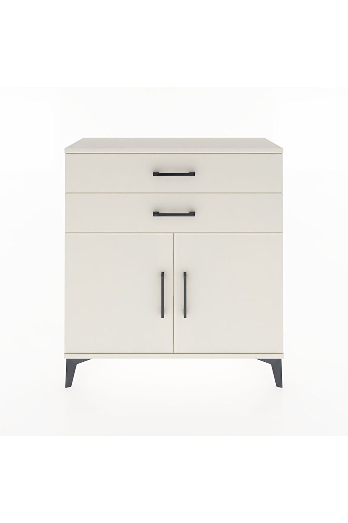 Arges Şifonyer Tek Raflı 2 Çekmeceli 2 Kapaklı 88x30x96 Aytaşı-Aytaşı