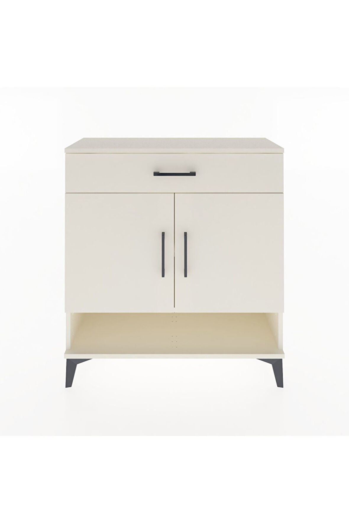 Arges Şifonyer 2 Raflı Tek Çekmeceli 2 Kapaklı 88x30x96 Aytaşı-Aytaşı